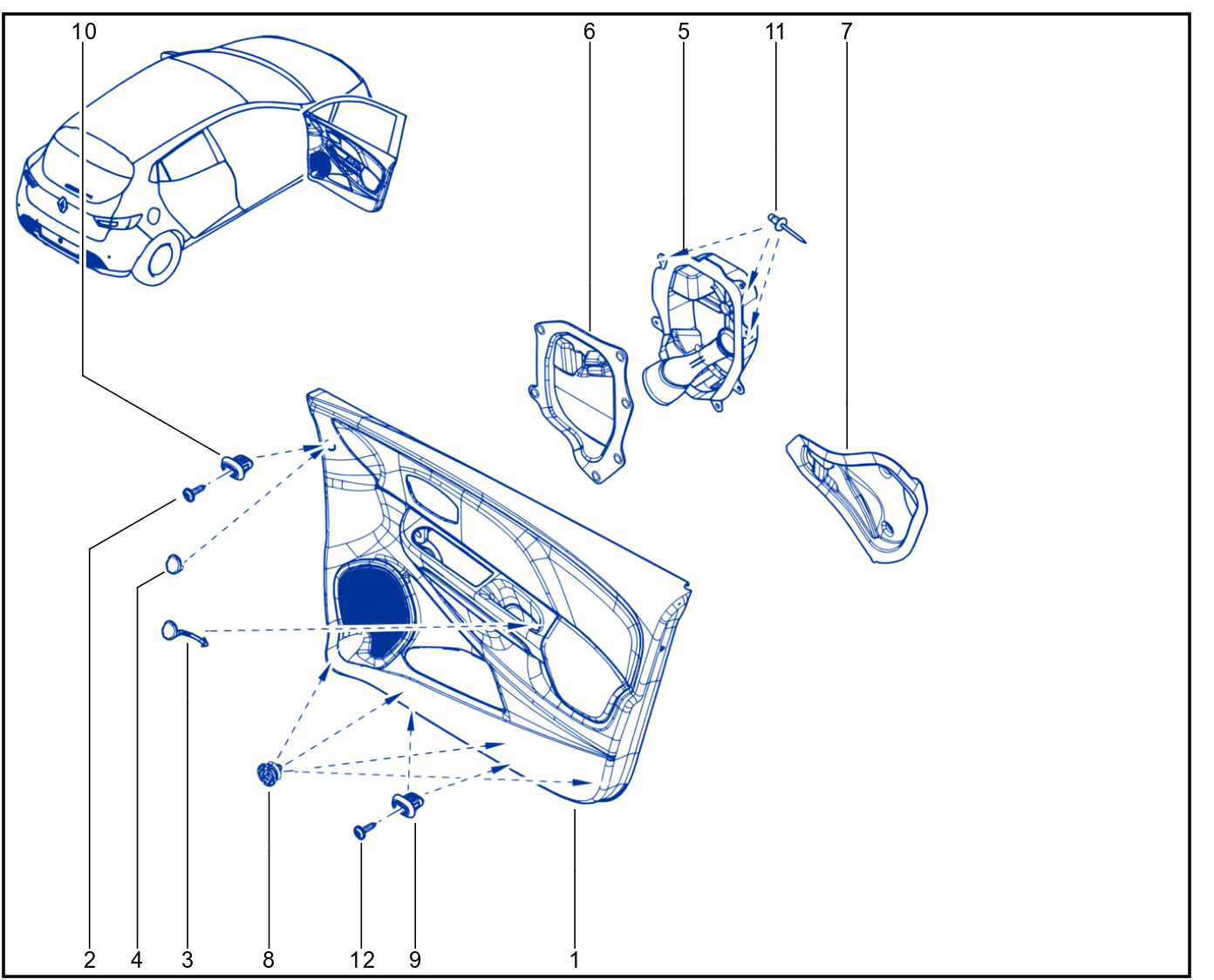 Side Opening Element Trim - 01071647