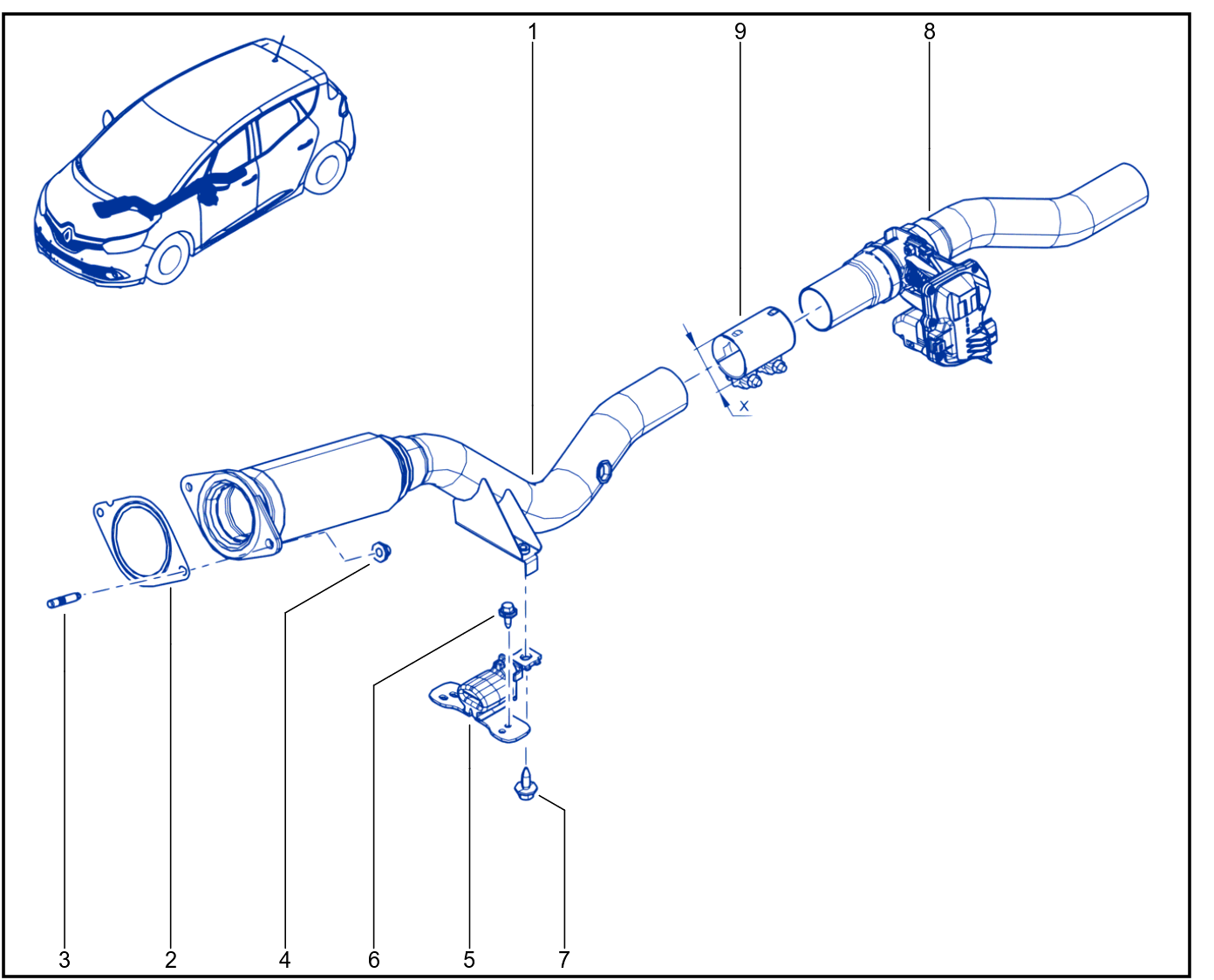 Exhaust Pipe - 01071659