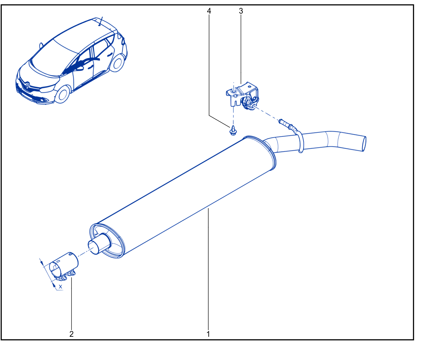 Exhaust Pipe - 01071662