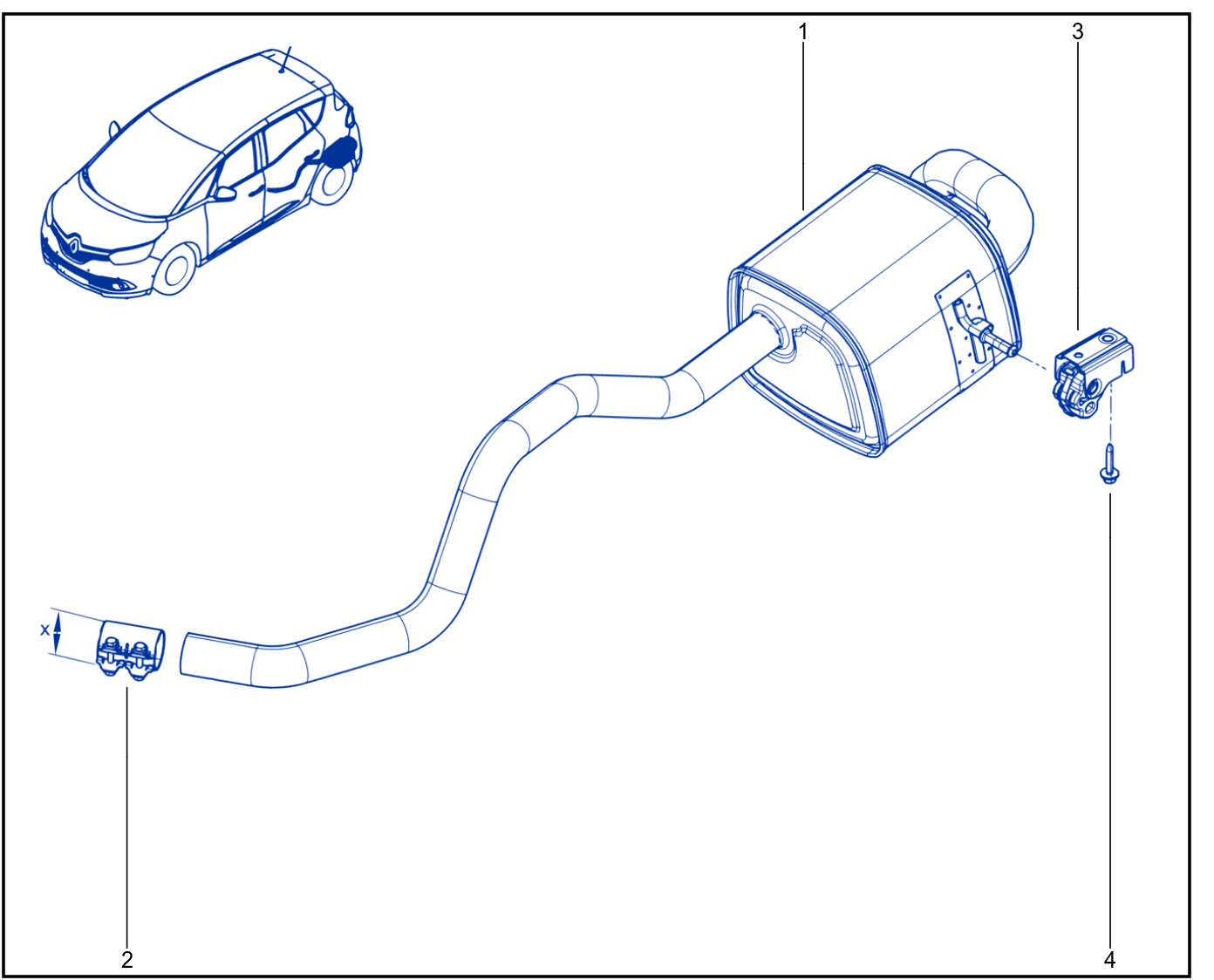 Exhaust Pipe - 01071676