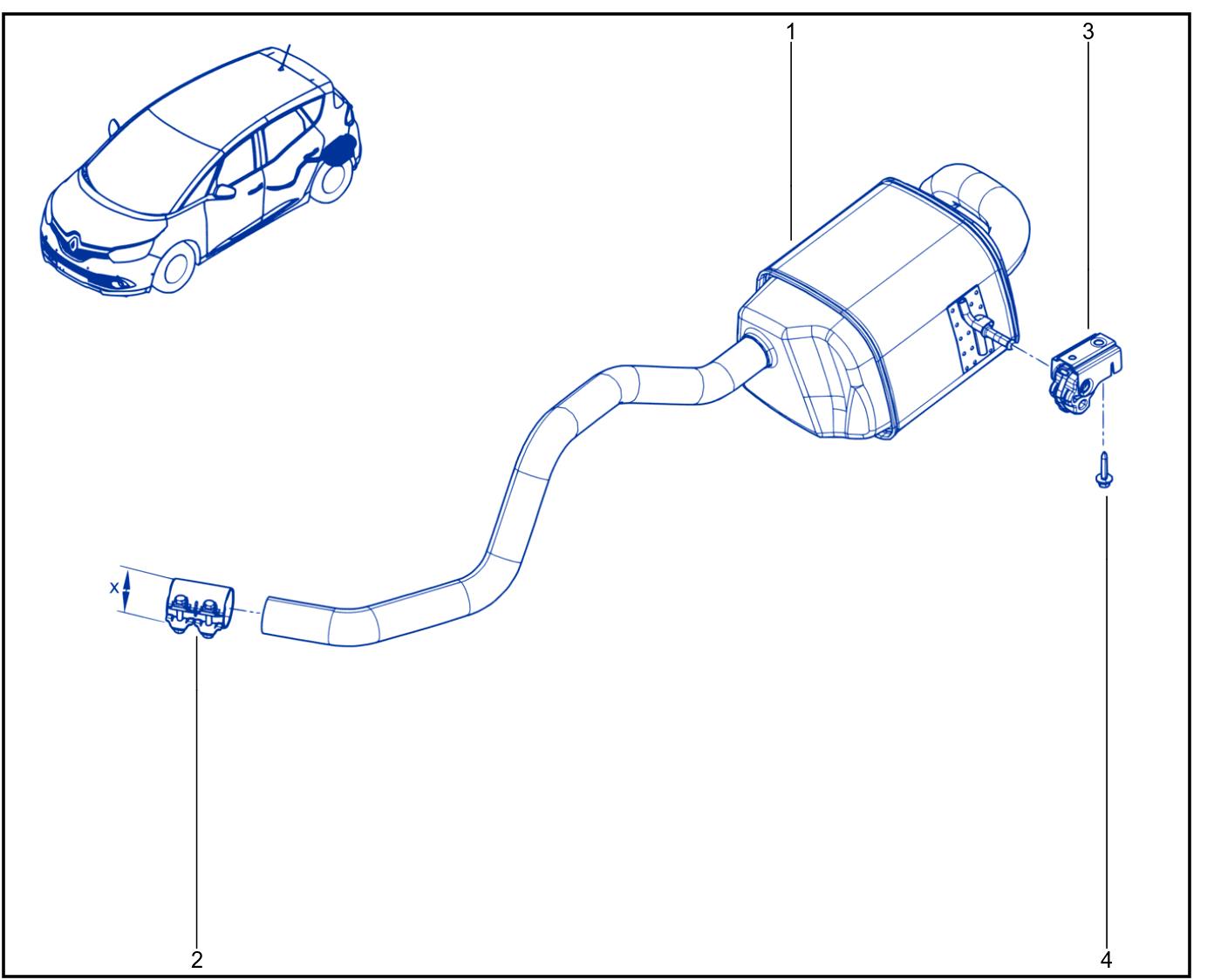 Exhaust Pipe - 01071677