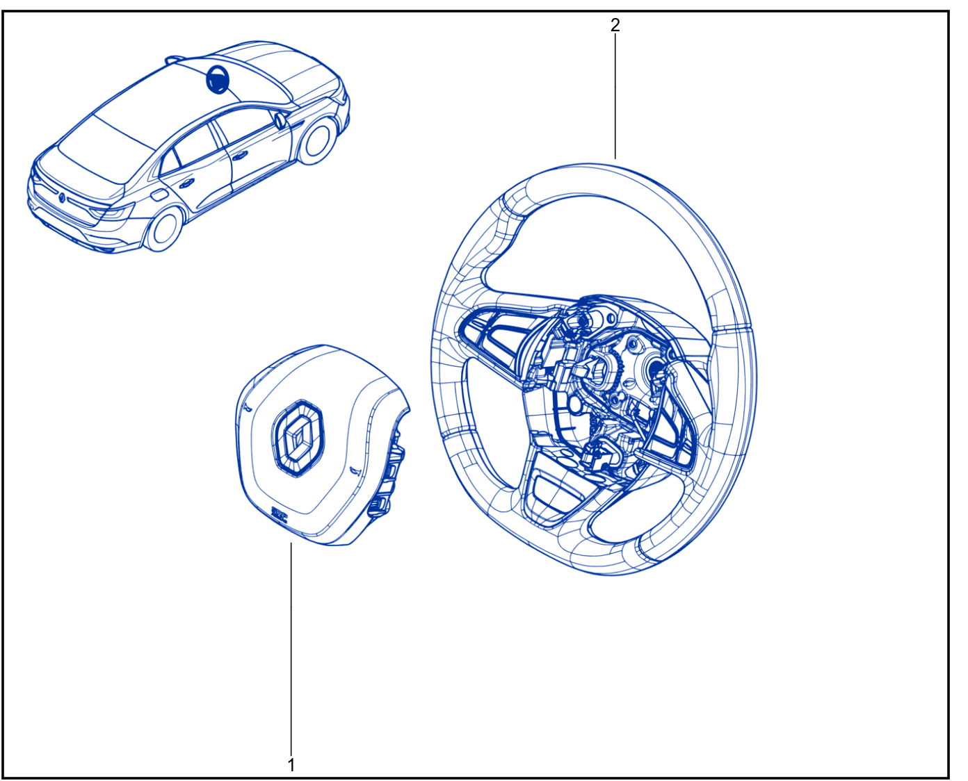 Steering Wheel - 01071724