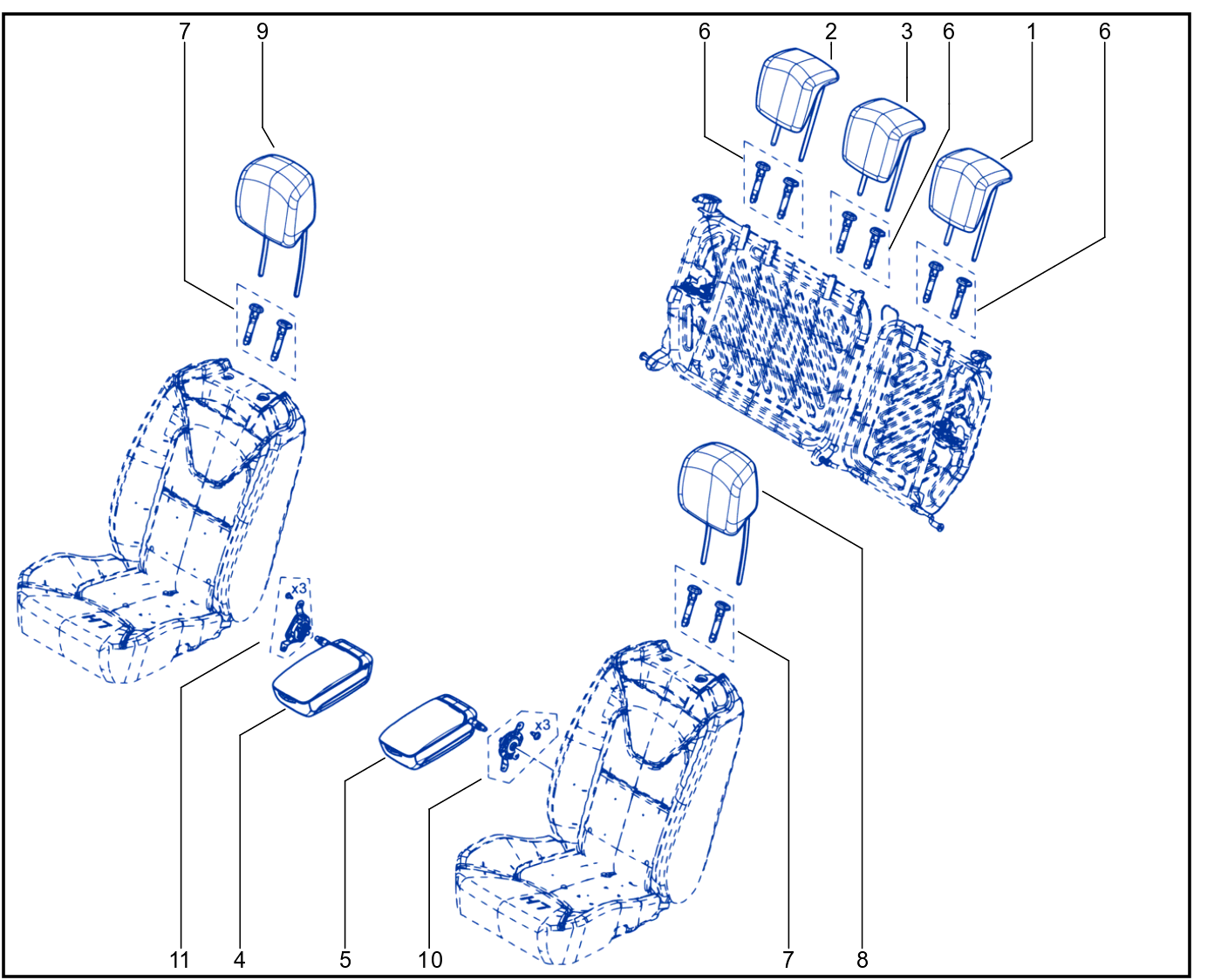 Headrest - 01071890