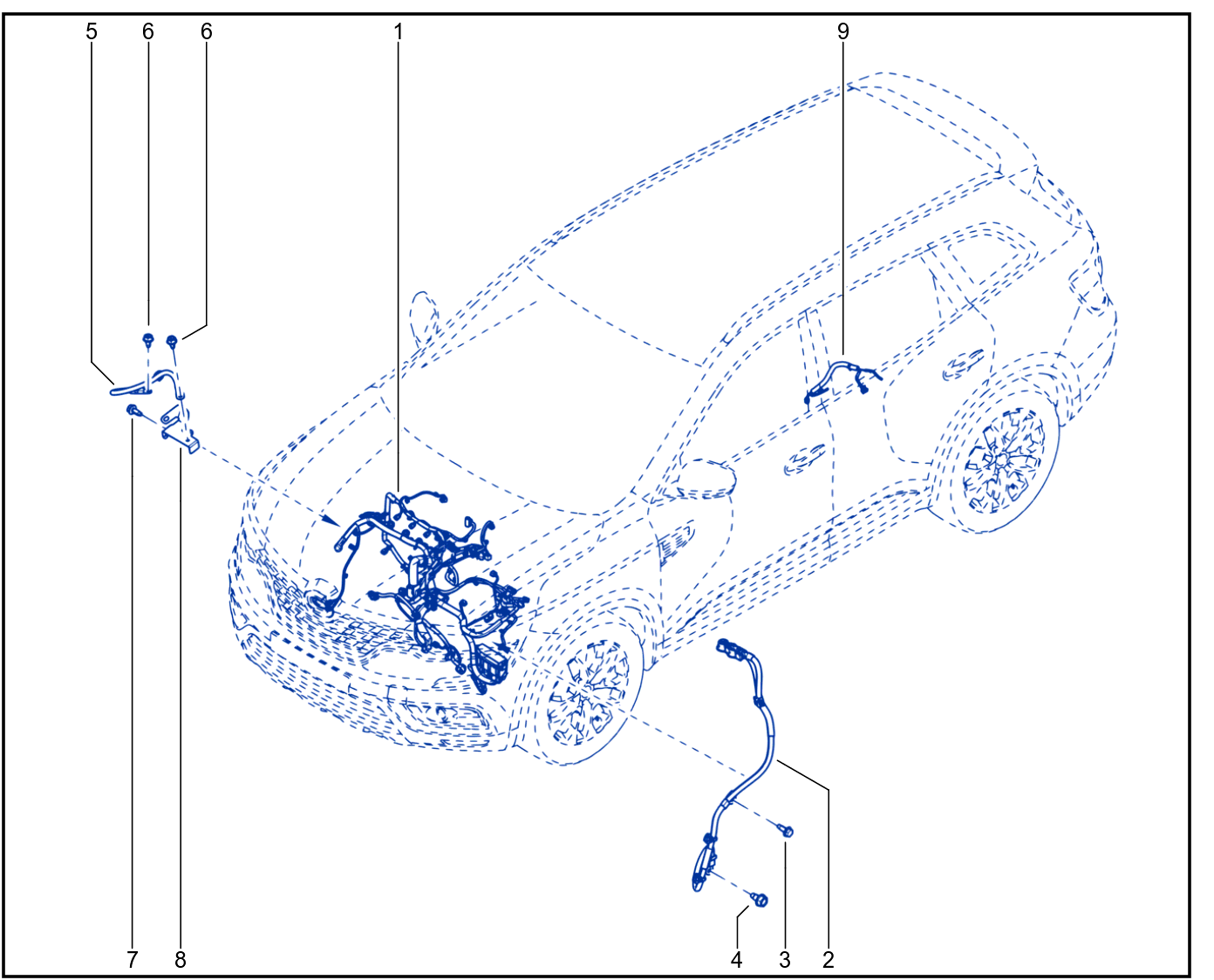 Wiring - Engine Components - 01071978