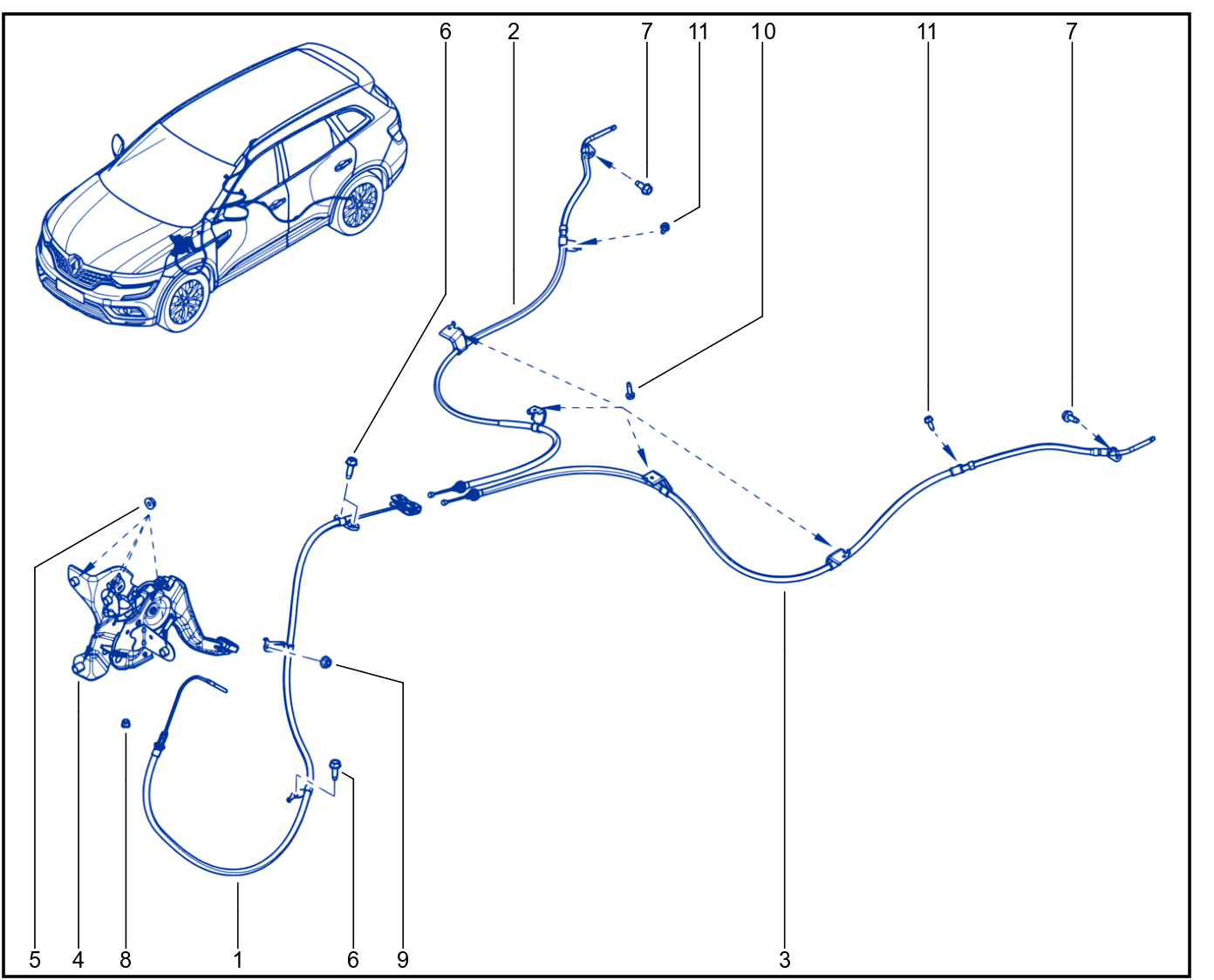 Parking Brake - 01072091