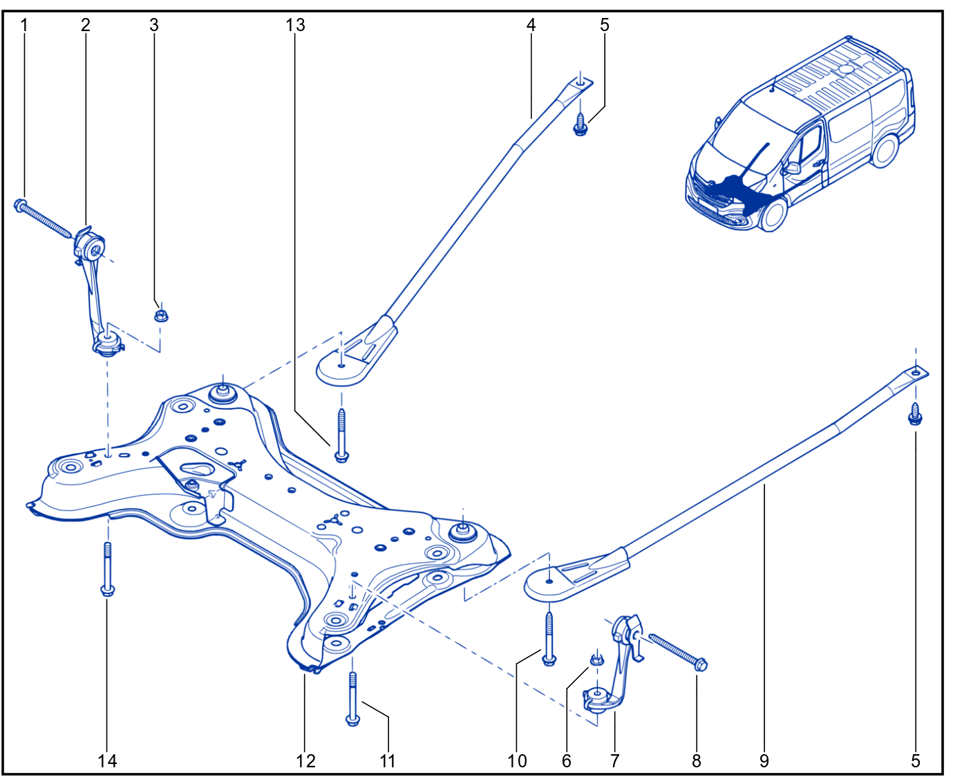 Front Axle Component - 01072332