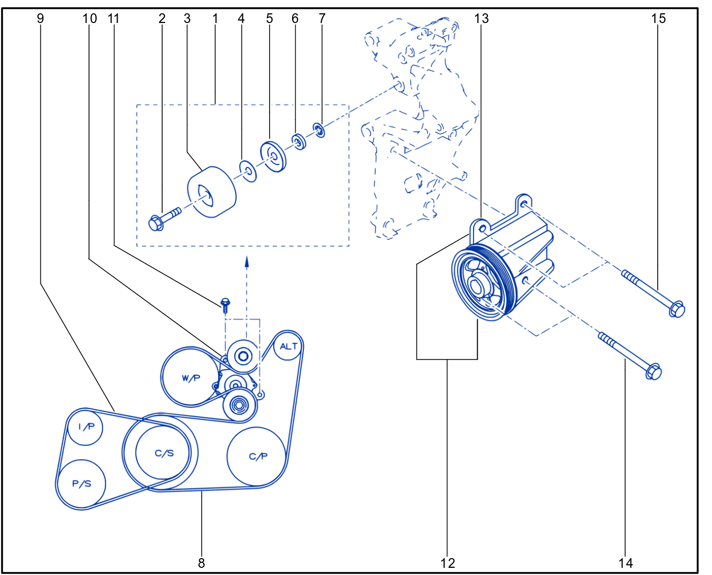 Tensioner - Belt - 01072376