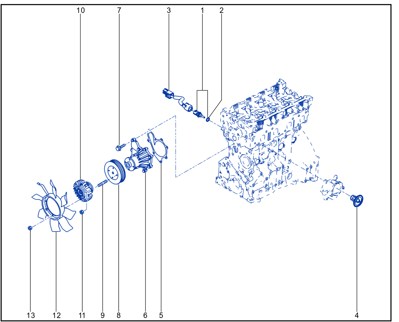 Water Pump - Coolant Unit - 01072397