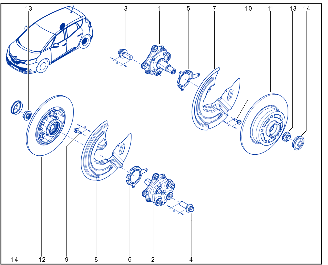 Rear Brake - 01072677