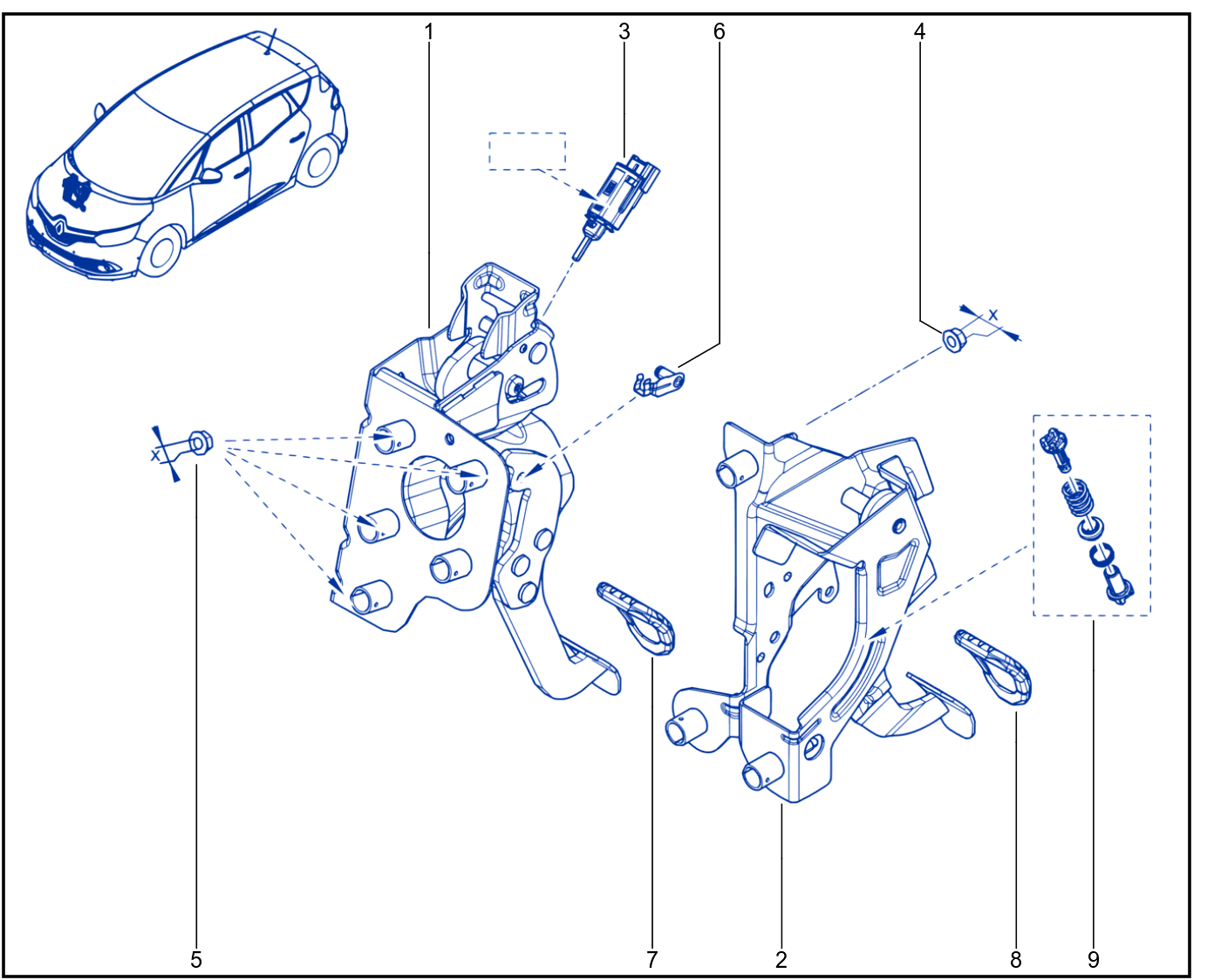 Pedal Assembly - 01072690