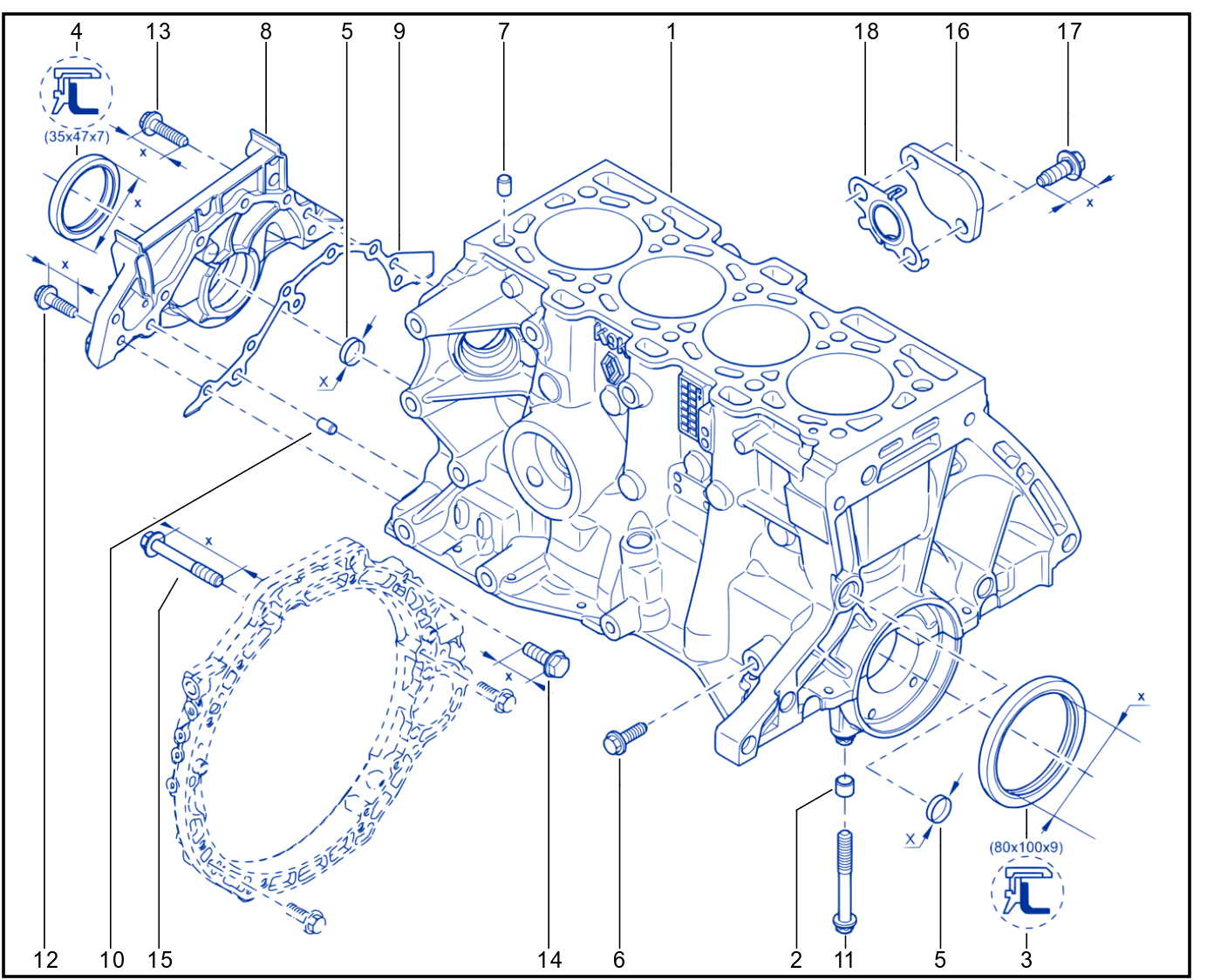 Cylinder Block - 01072789