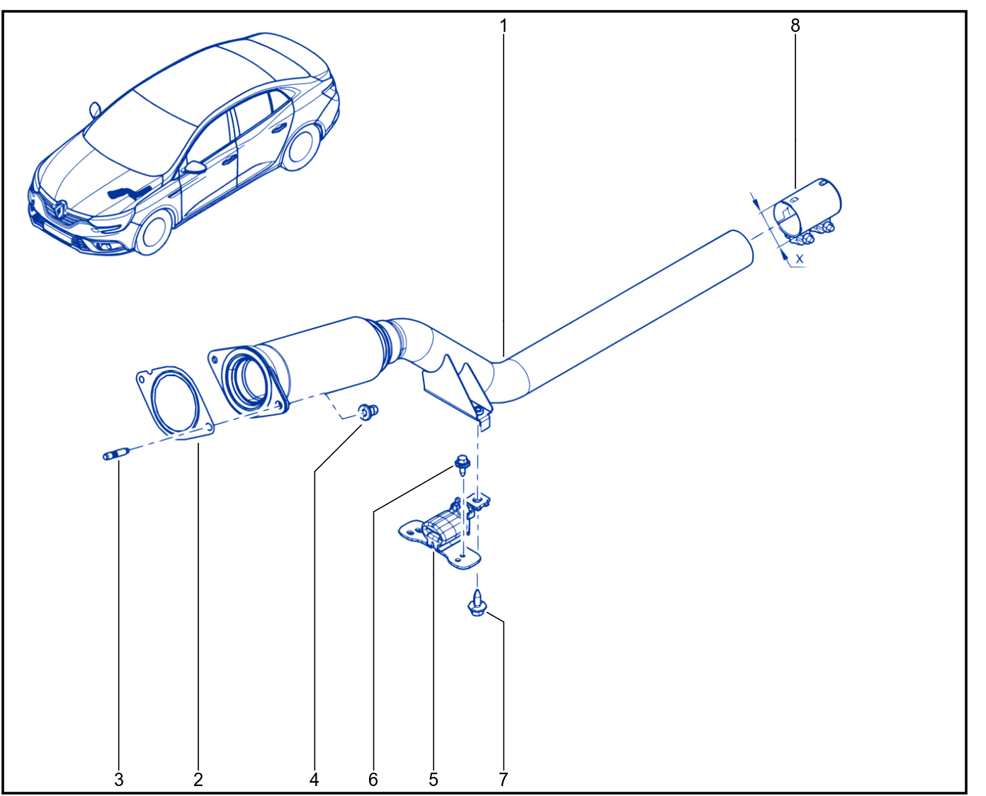 Exhaust Pipe - 01072818