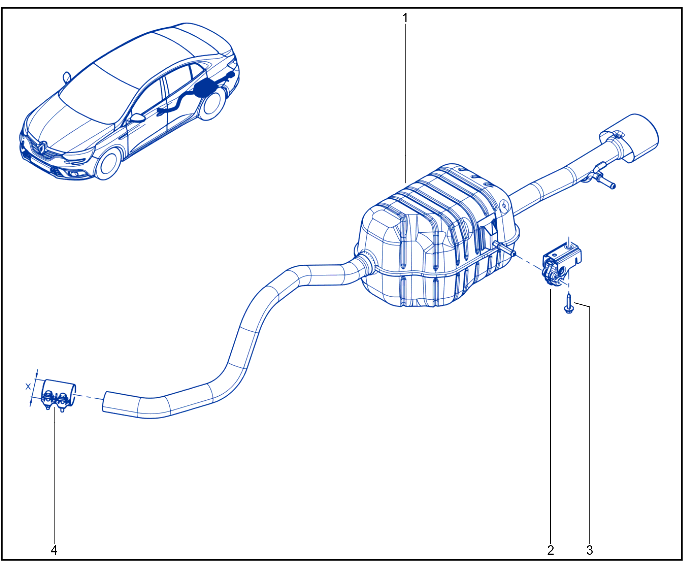 Exhaust Pipe - 01072821