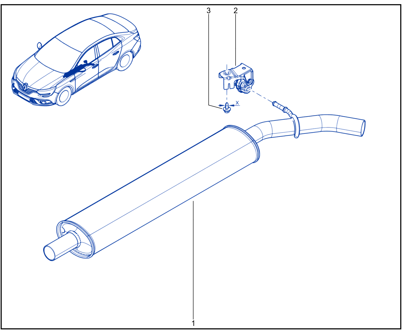 Exhaust Pipe - 01072823