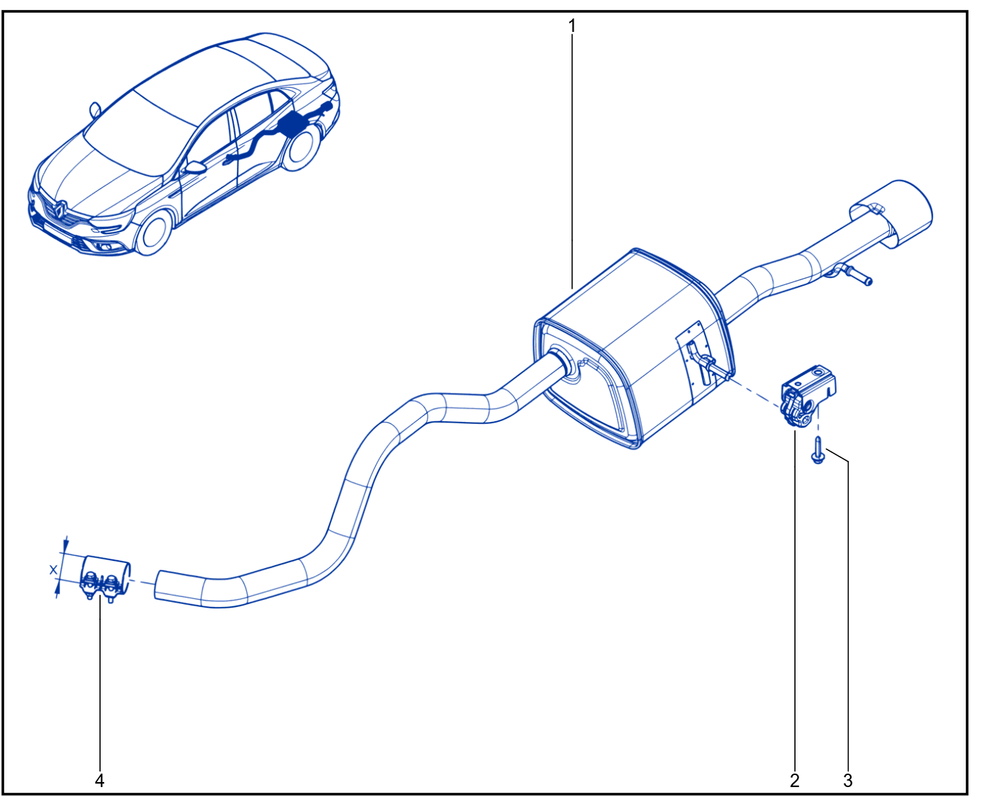 Exhaust Pipe - 01072825
