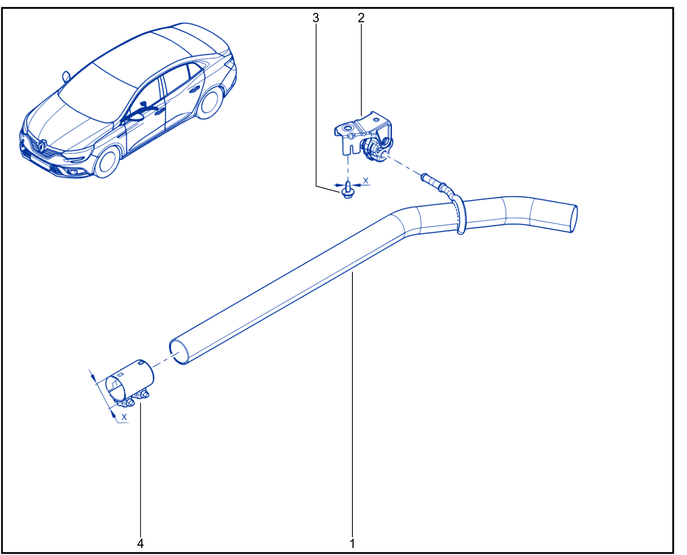 Exhaust Pipe - 01072826