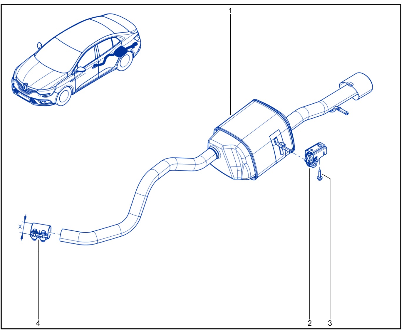 Exhaust Pipe - 01072829