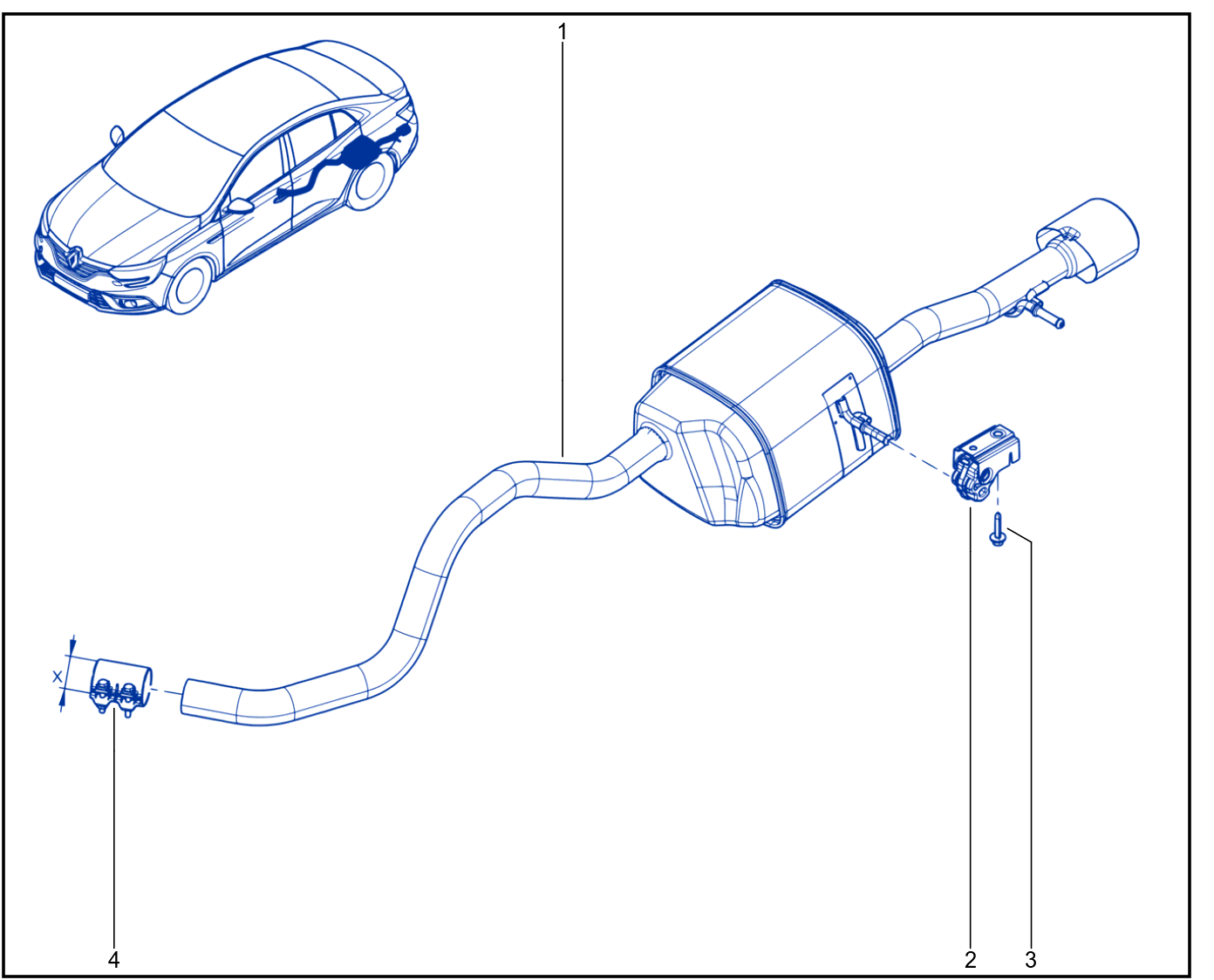 Exhaust Pipe - 01072831