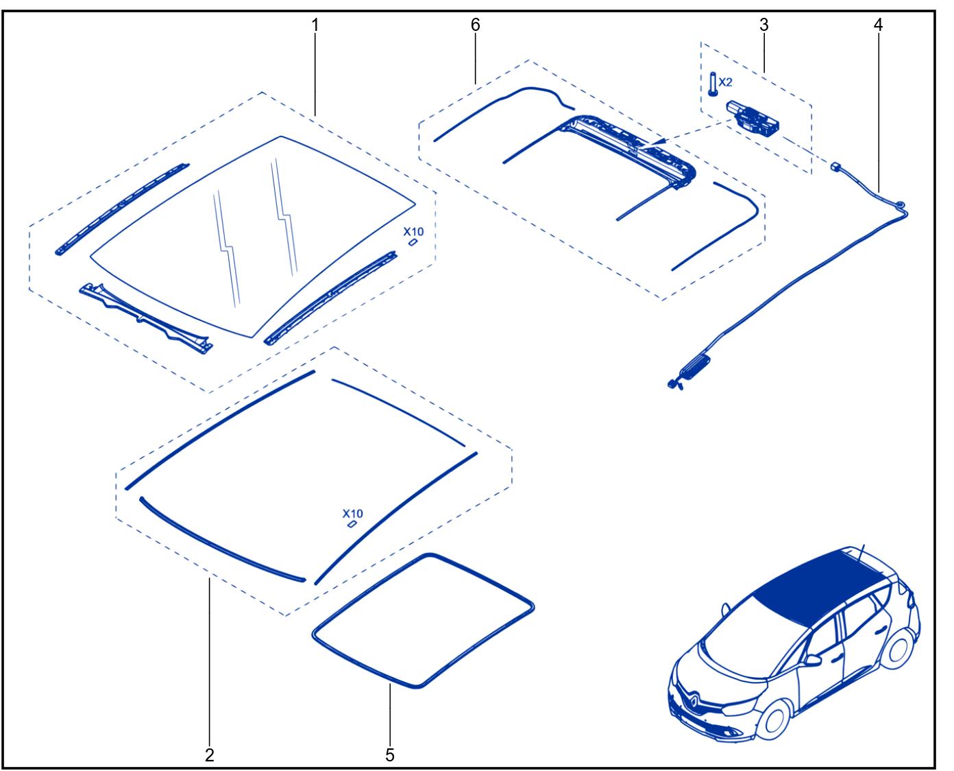 Sunroof - 01073528