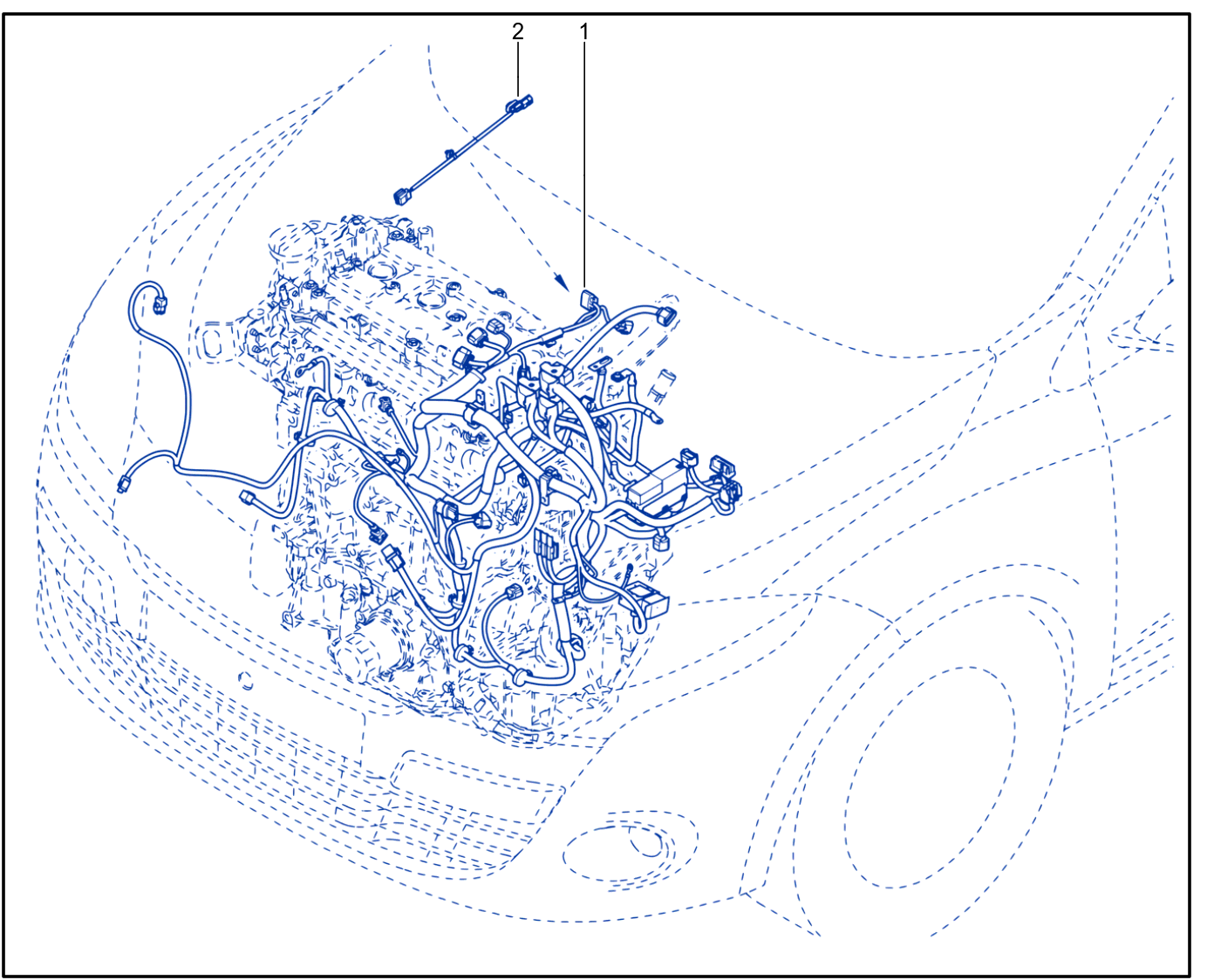 Wiring - Engine Components - 01073631