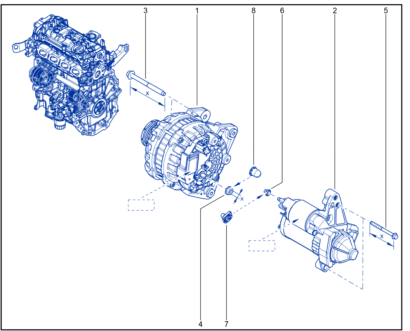 Starter Motor - 01073736