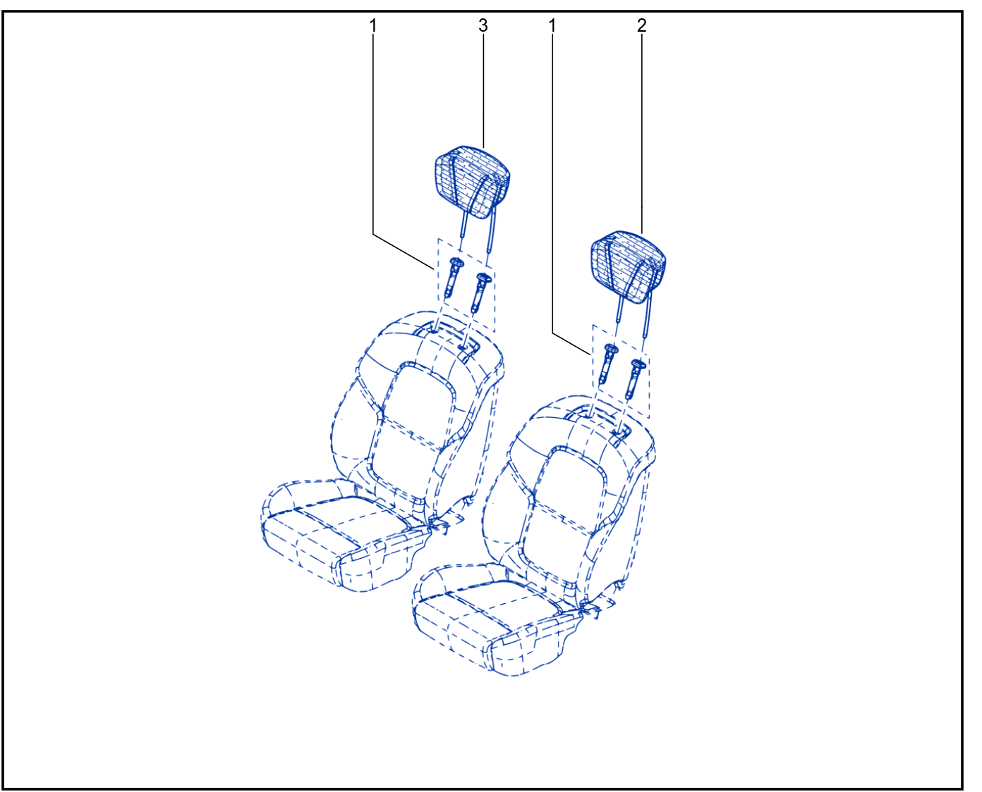 Headrest - 01073834