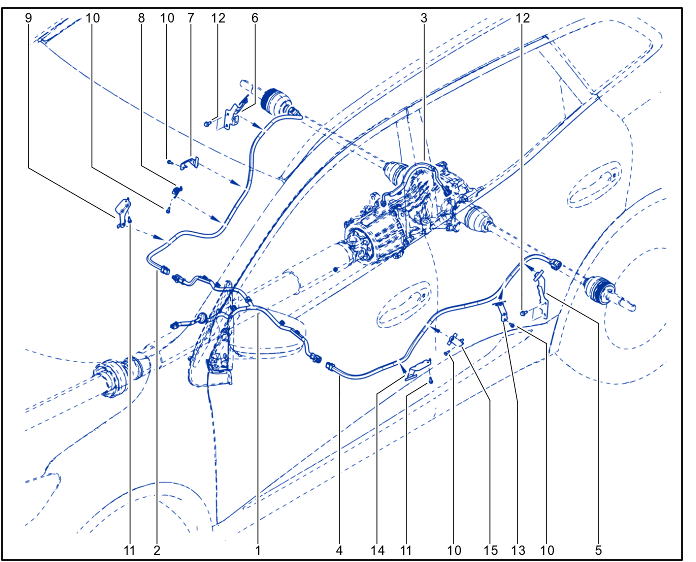 Wiring - Front End Panel Components - 01074077