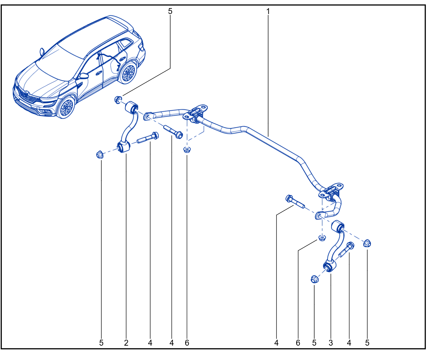 Rear Anti-Roll Bar - 01074174