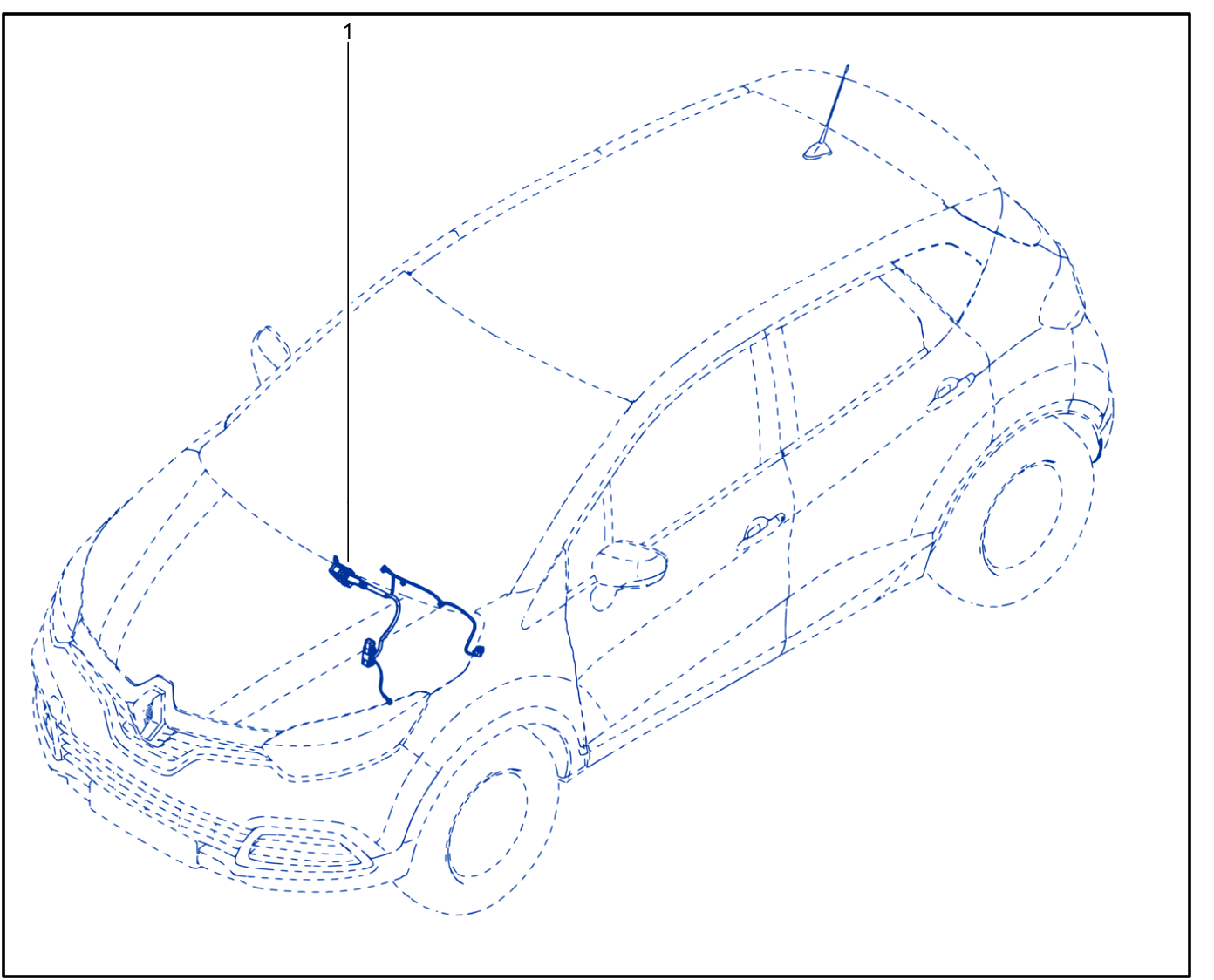 Wiring - Front End Panel Components - 01074208