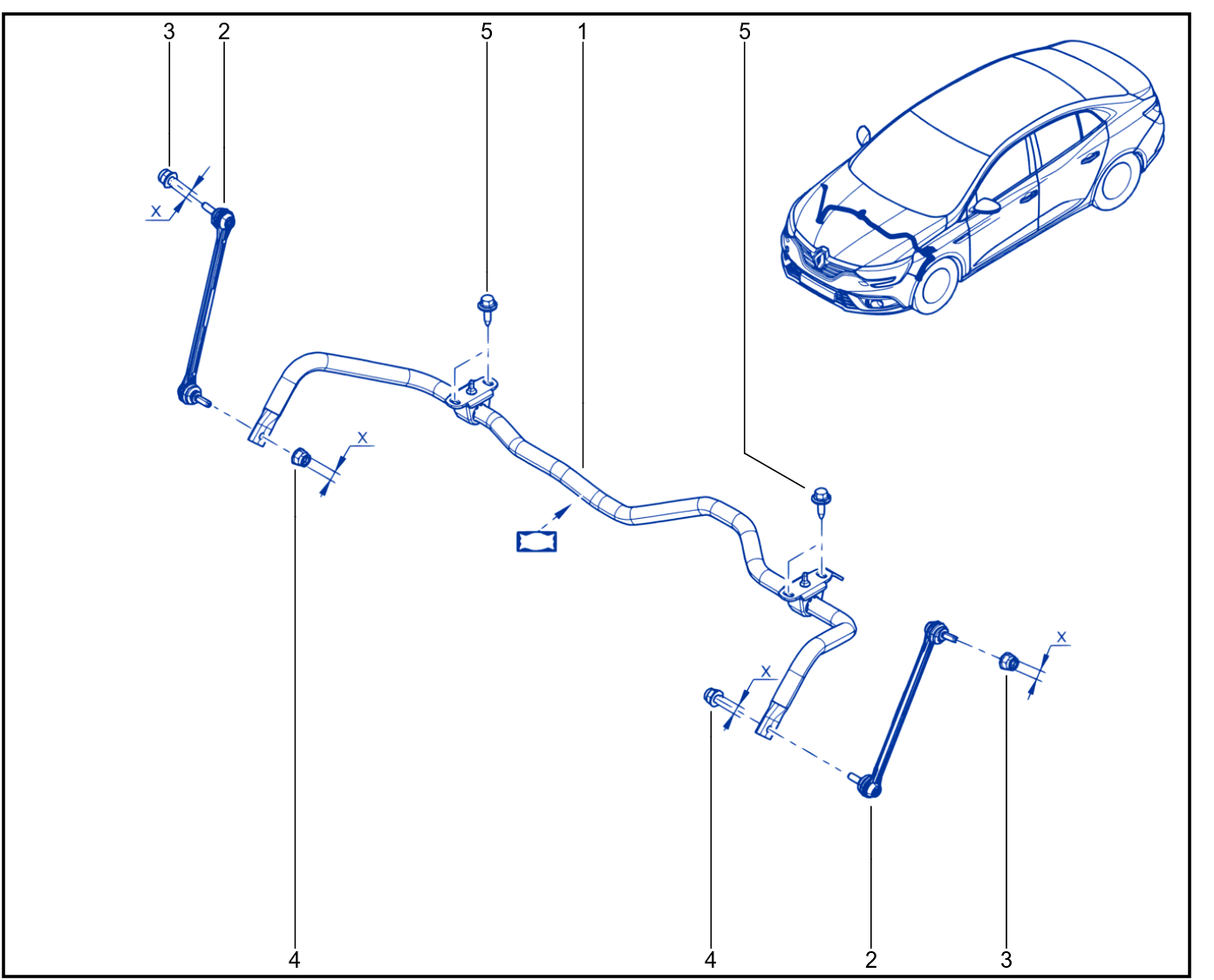 Front Anti-Roll Bar - 01074311