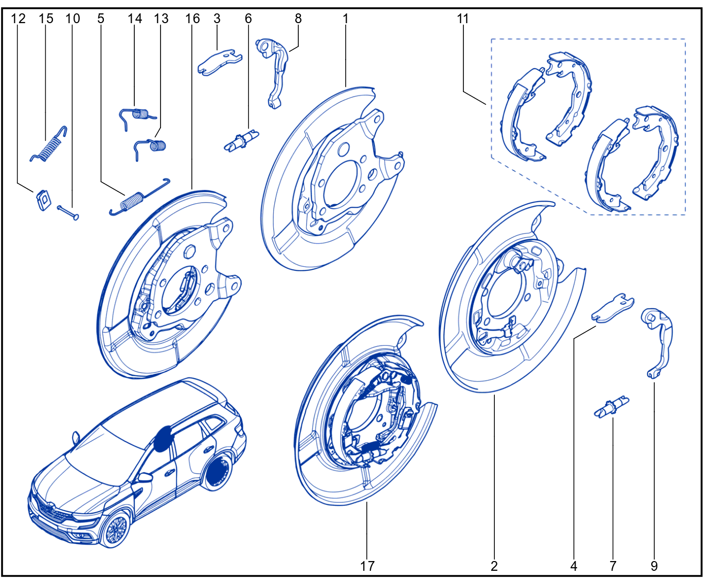 Rear Brake - 01074445