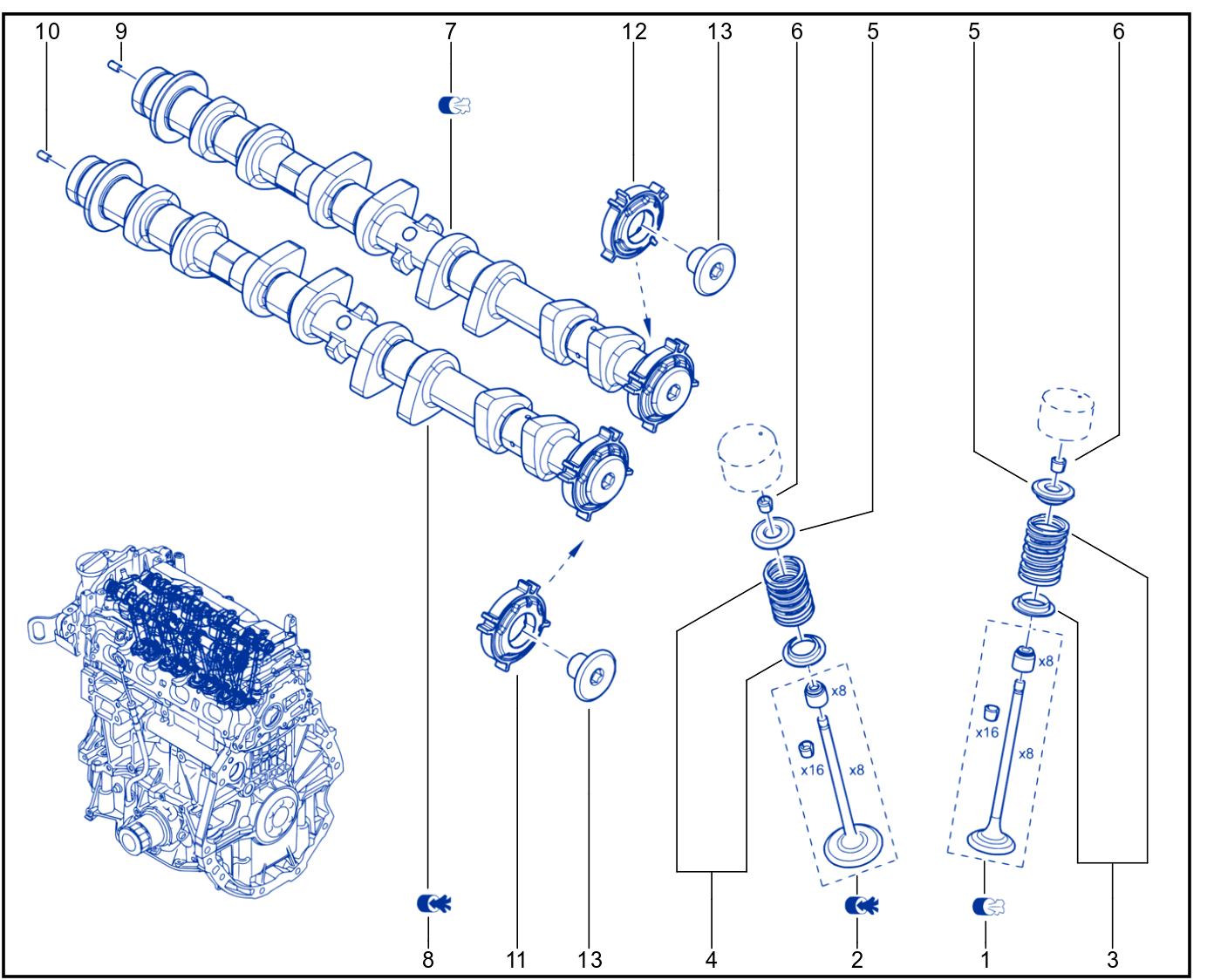 Timing - Camshaft - Valve - 01074635