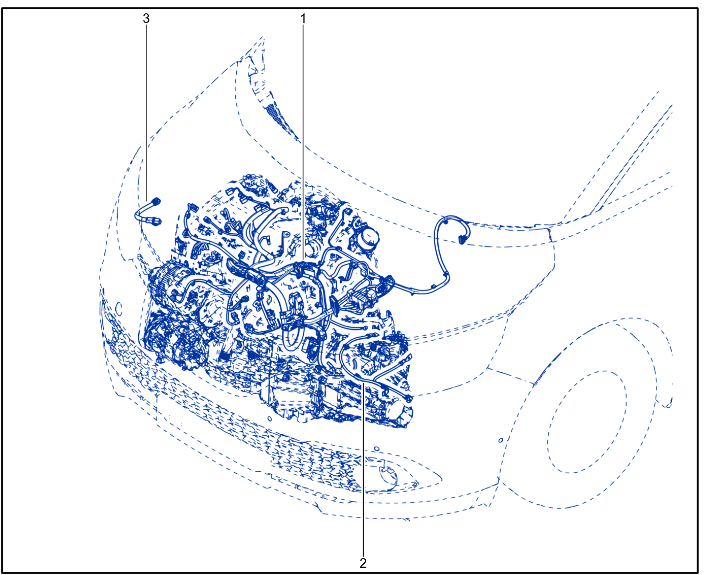 Wiring - Engine Components - 01074701