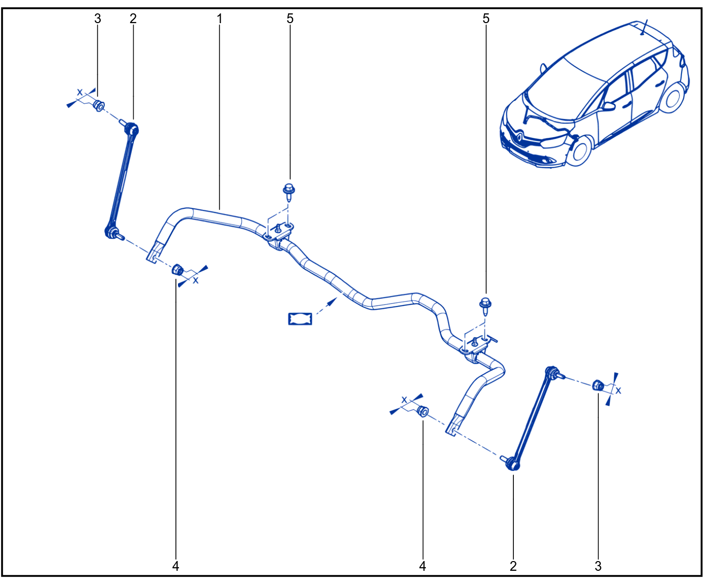 Front Anti-Roll Bar - 01074797