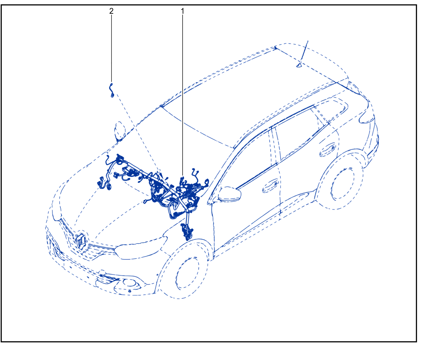 Wiring - Passenger Compartment Components - 01074803