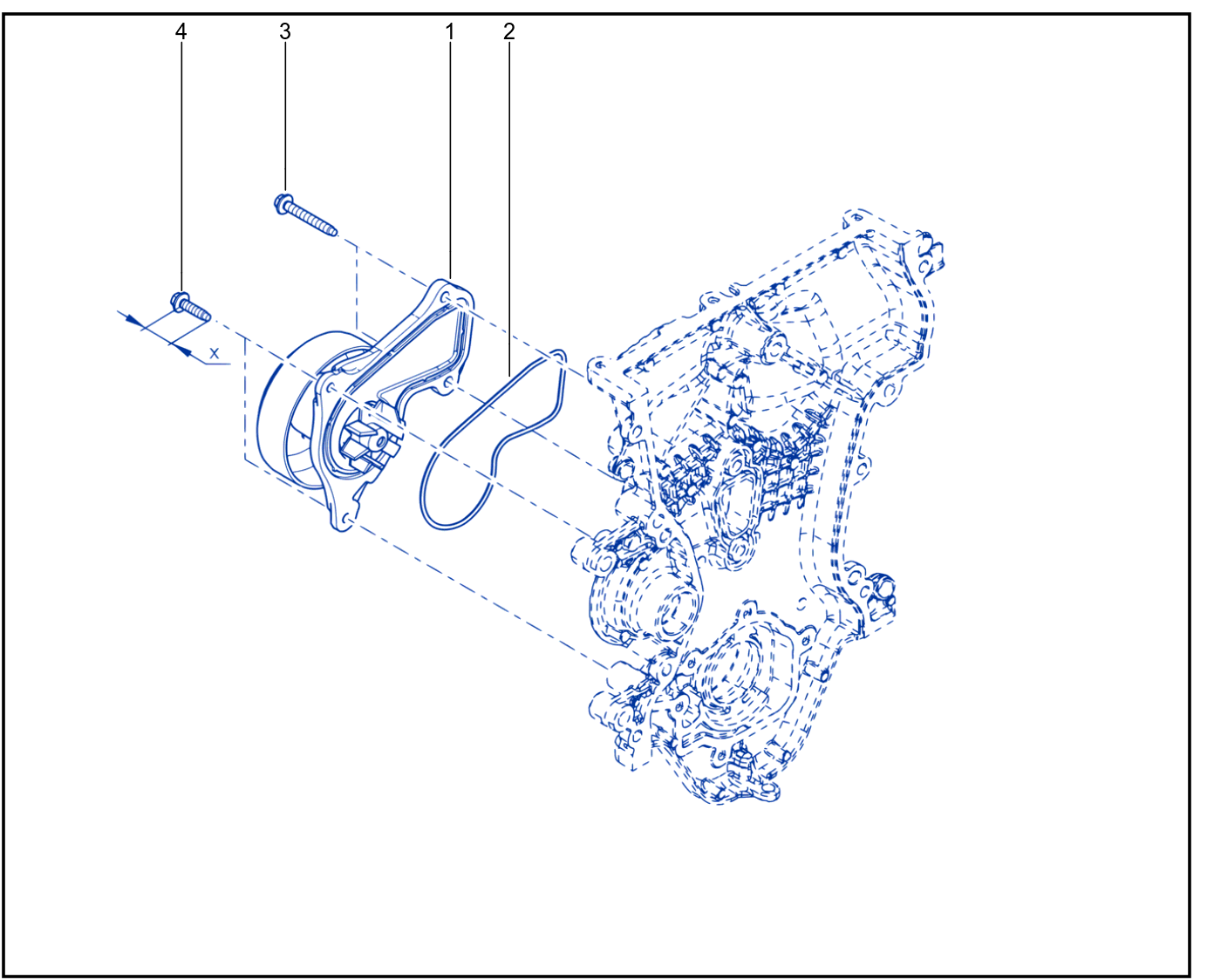 Water Pump - Coolant Unit - 01074927