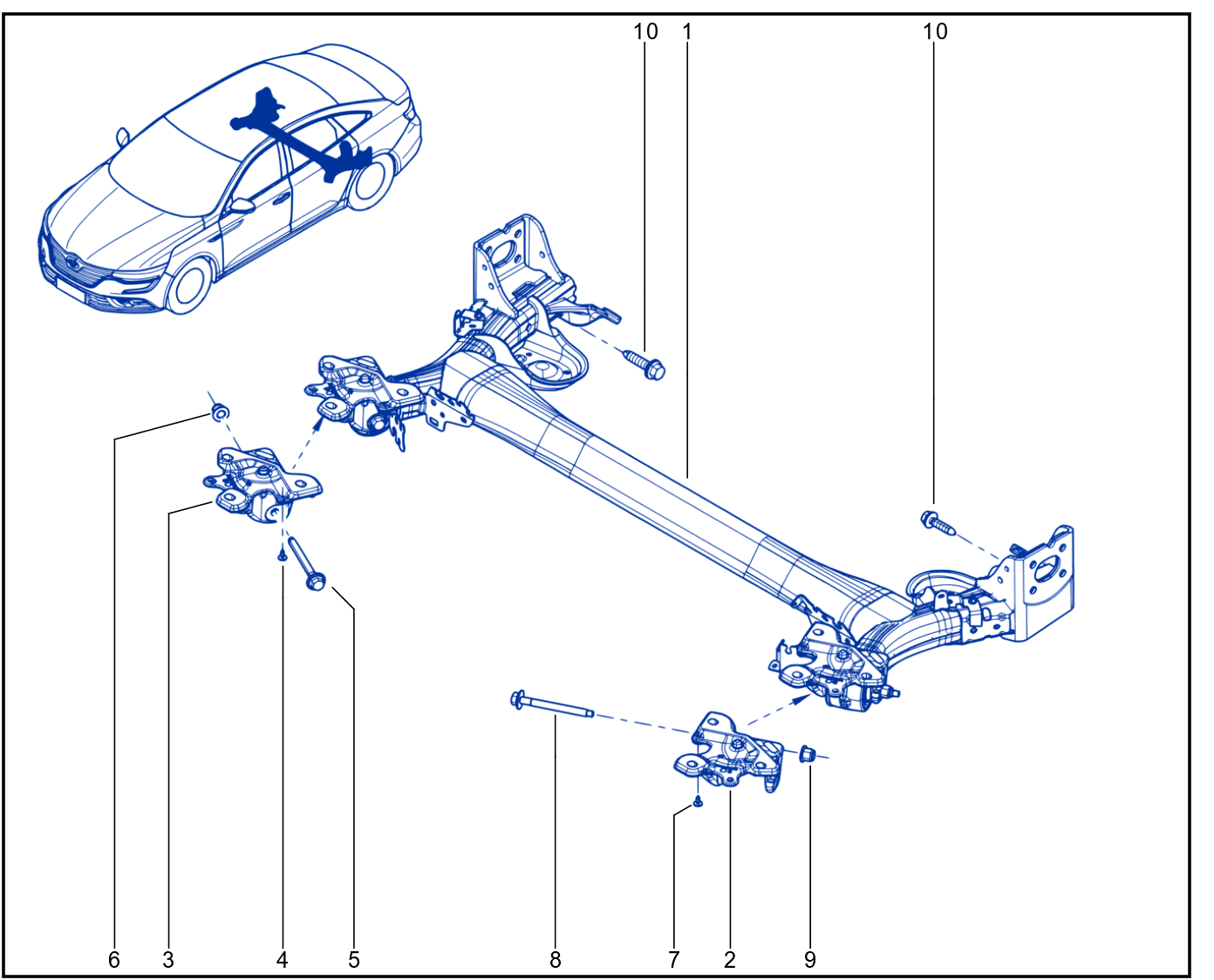 Rear Axle Component - 01074973