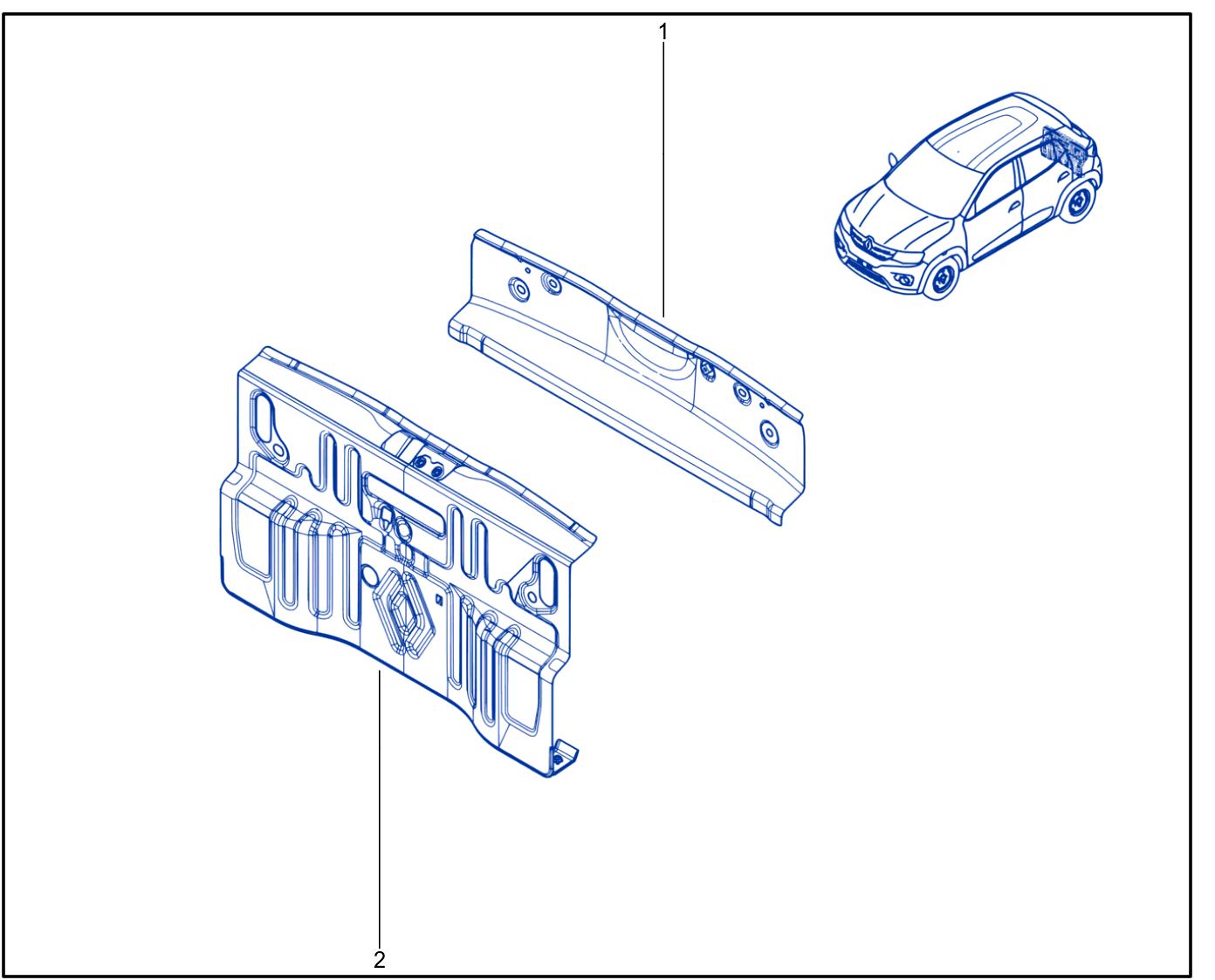 Rear End Panel - 01075136