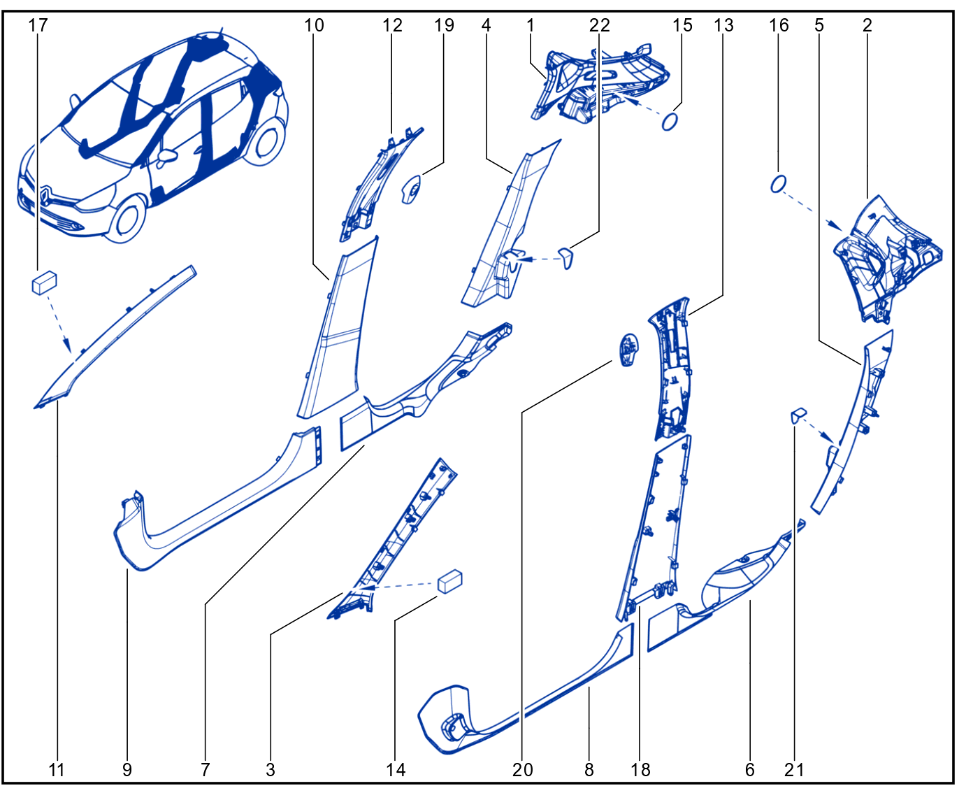Body Side Trim - 01075162