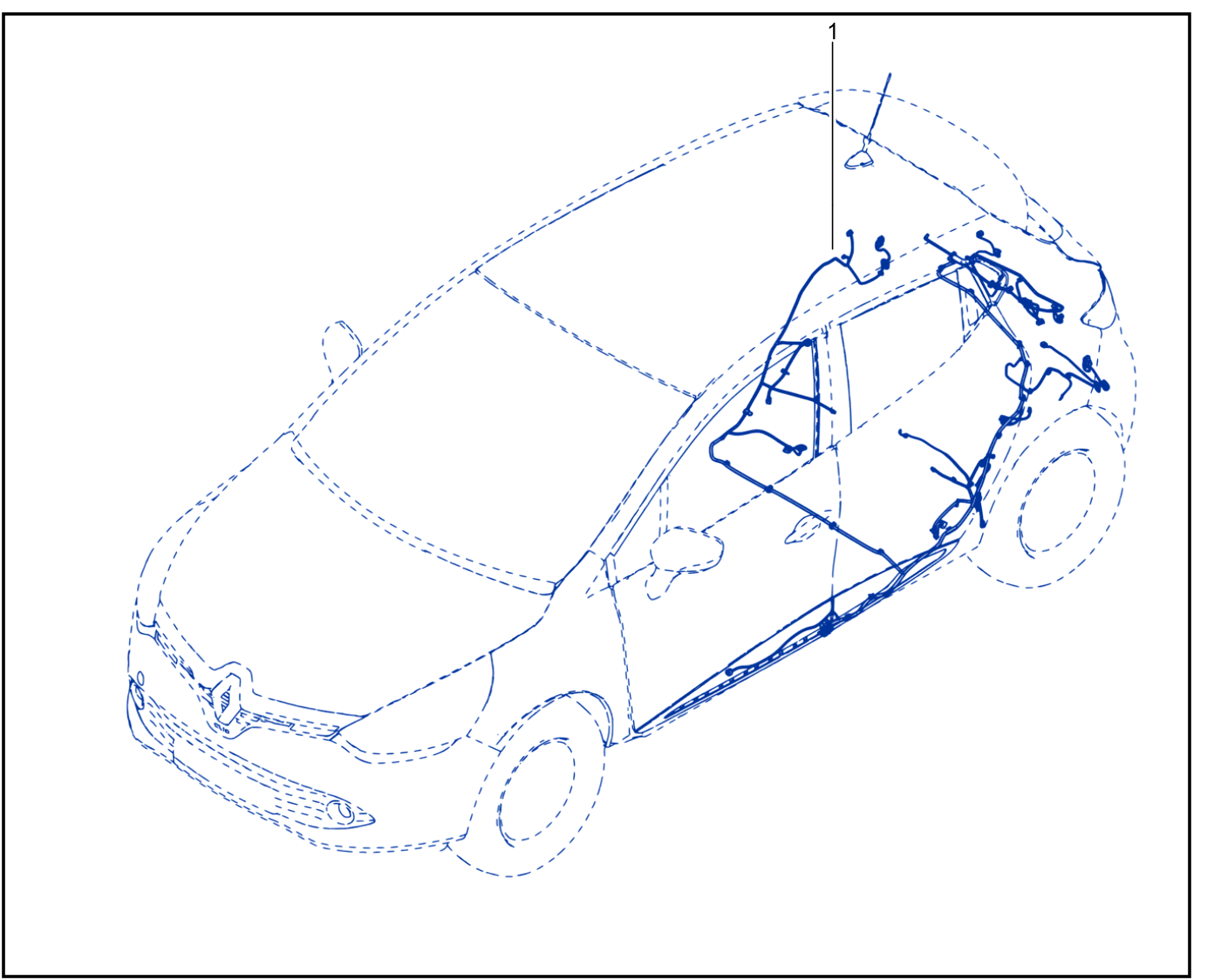 Wiring - Passenger Compartment Components - 01075305