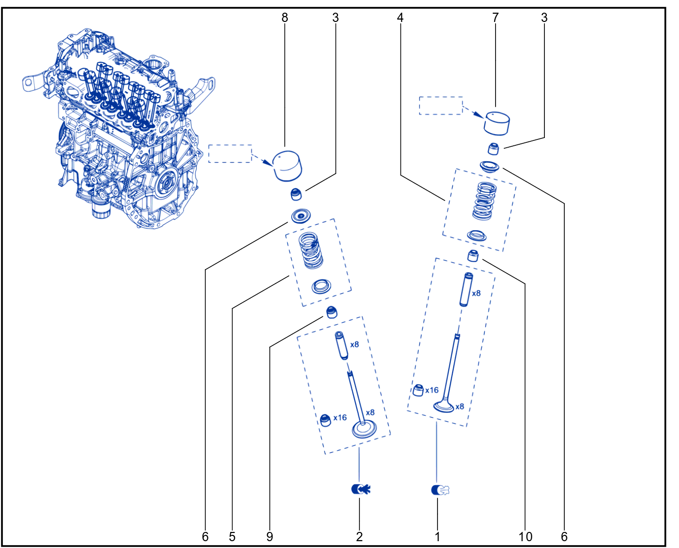 Timing - Camshaft - Valve - 01075381
