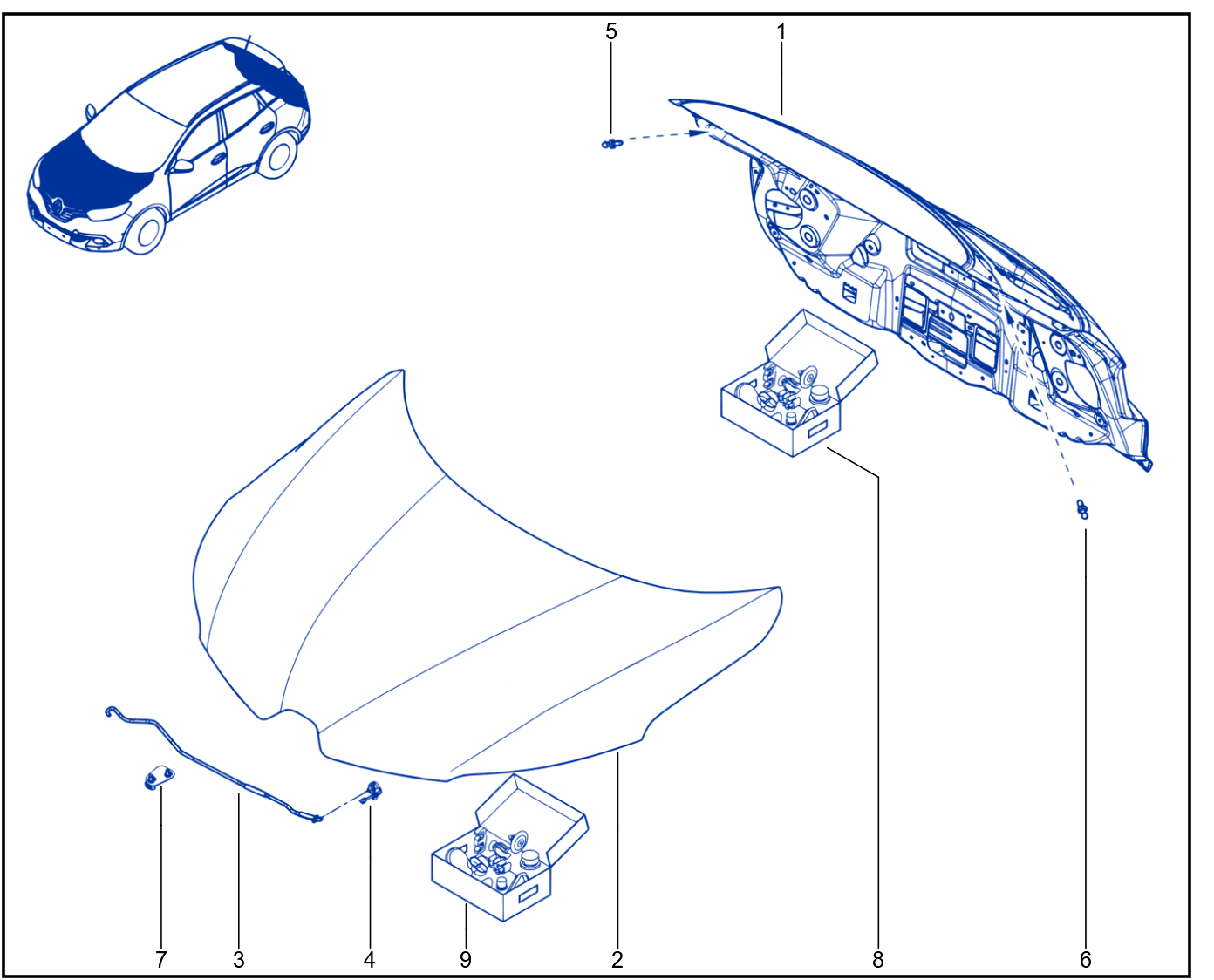 Front Opening Element Panelwork - 01075594