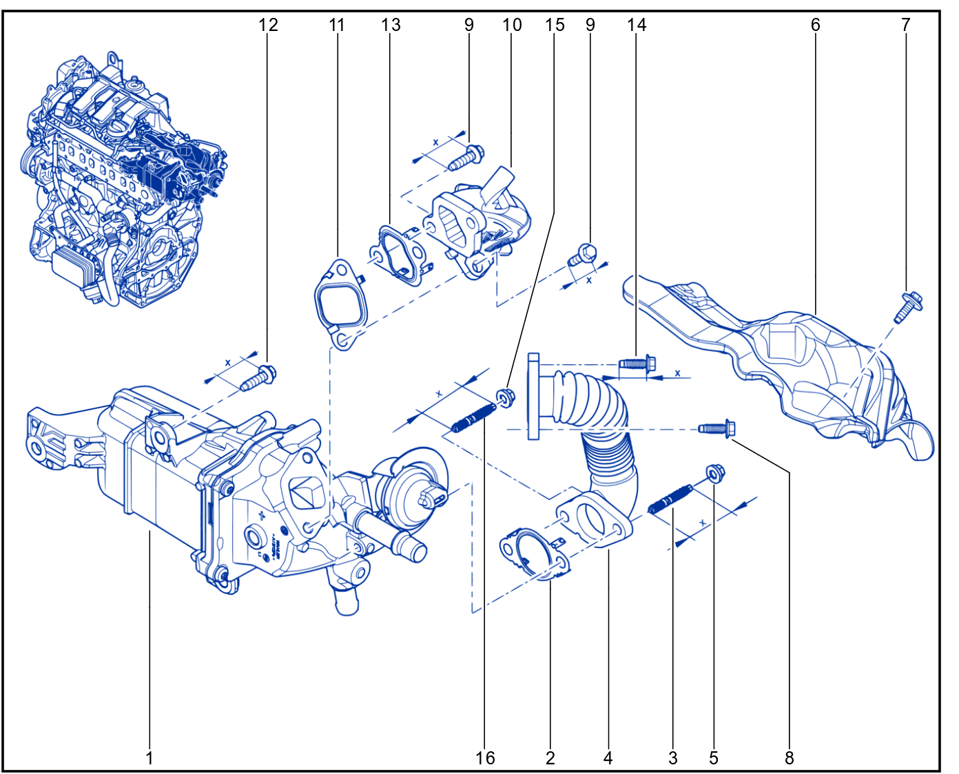 Exhaust Gas Recirculation - 01075666