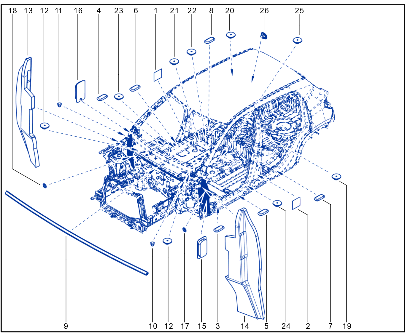 Bodywork Sealing - 01075714
