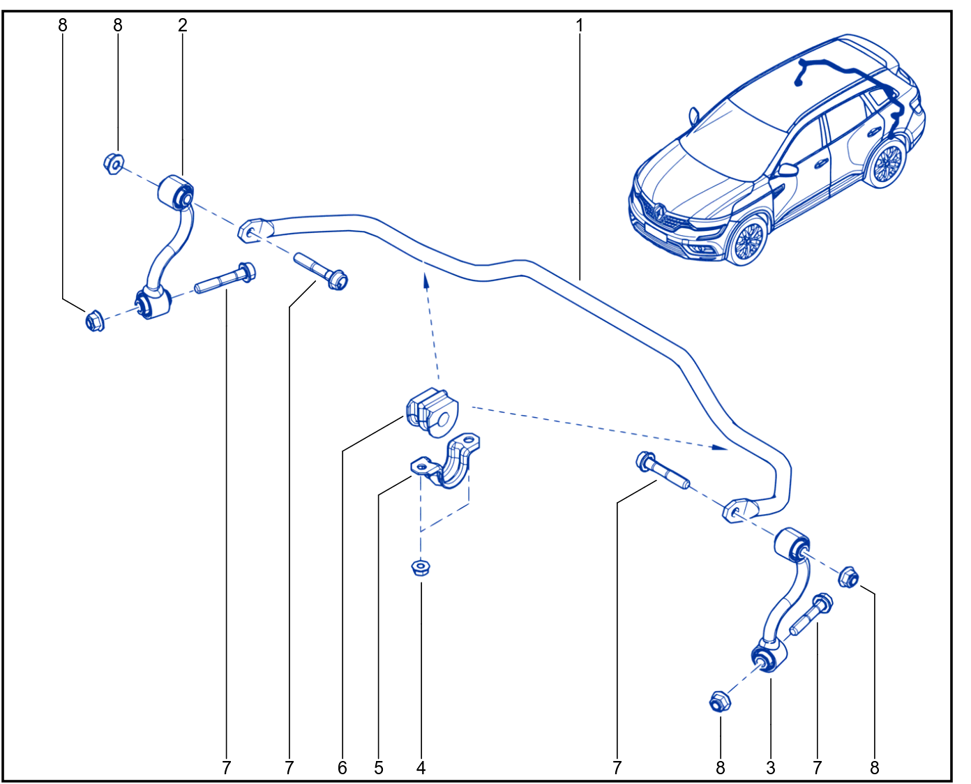 Rear Anti-Roll Bar - 01075800