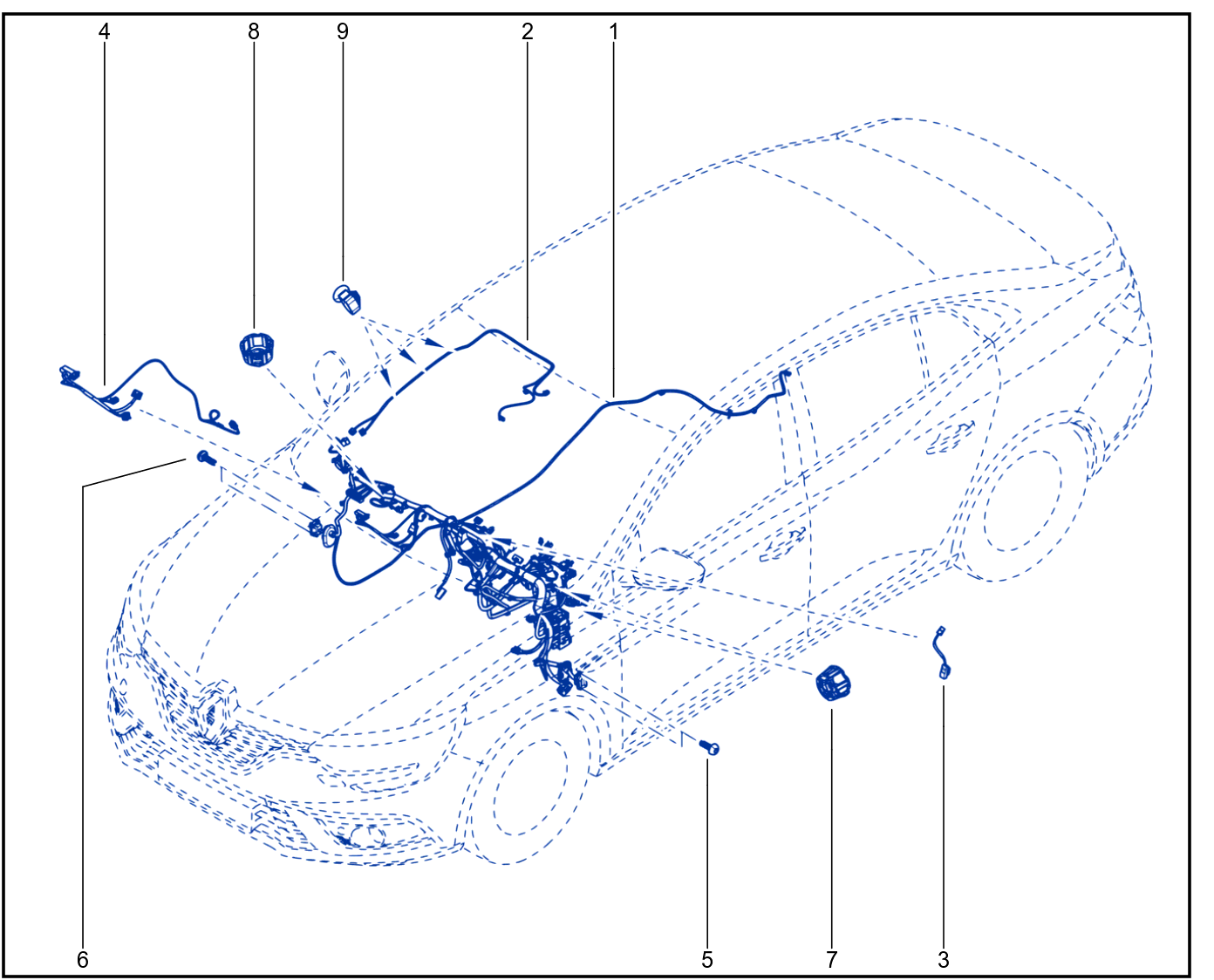 Wiring - Passenger Compartment Components - 01075897