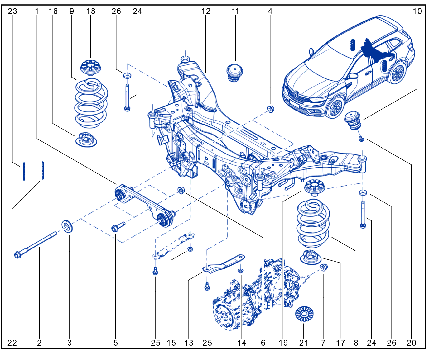 Rear Axle Component - 01075925
