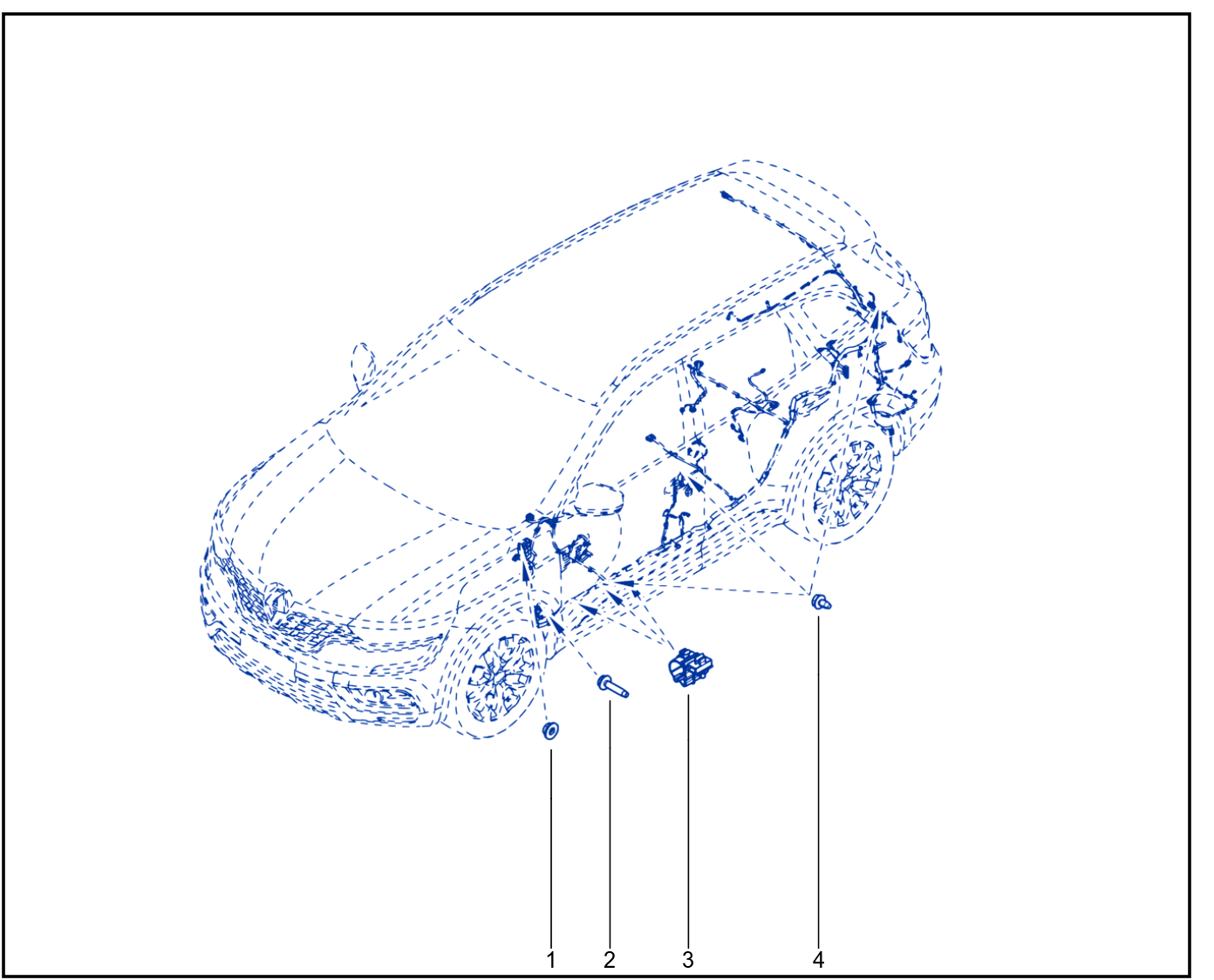 Wiring - Passenger Compartment Components - 01075983