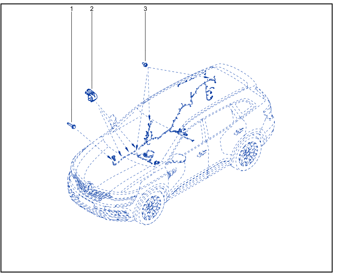 Wiring - Passenger Compartment Components - 01075984