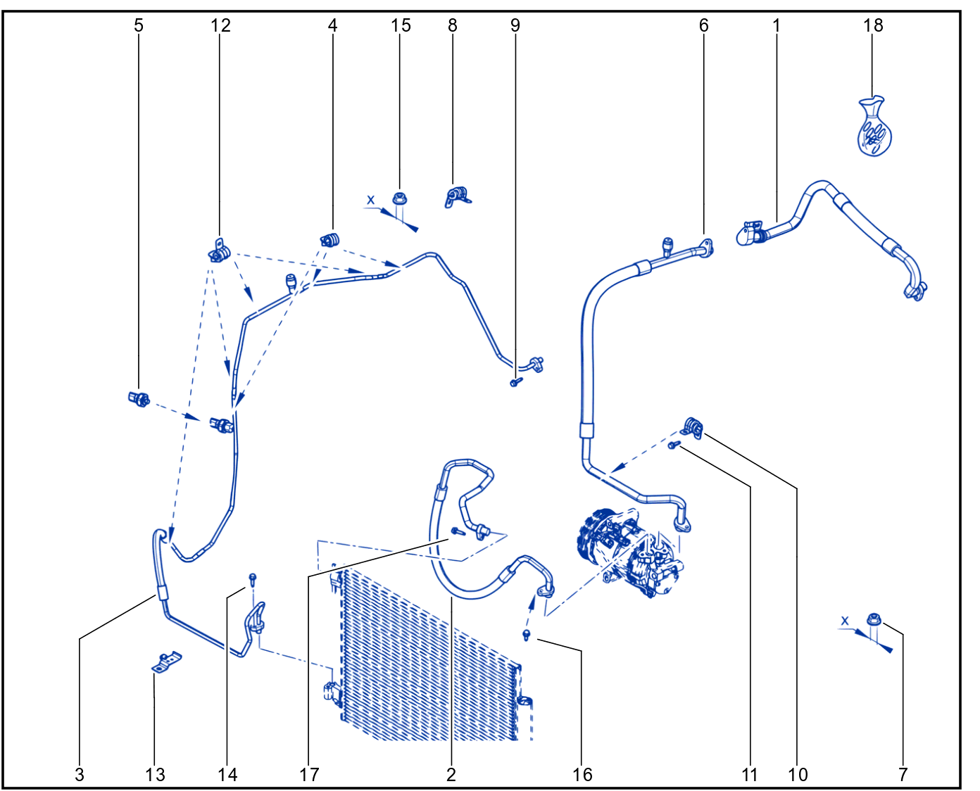 Main Air Conditioning Circuit - 01076209
